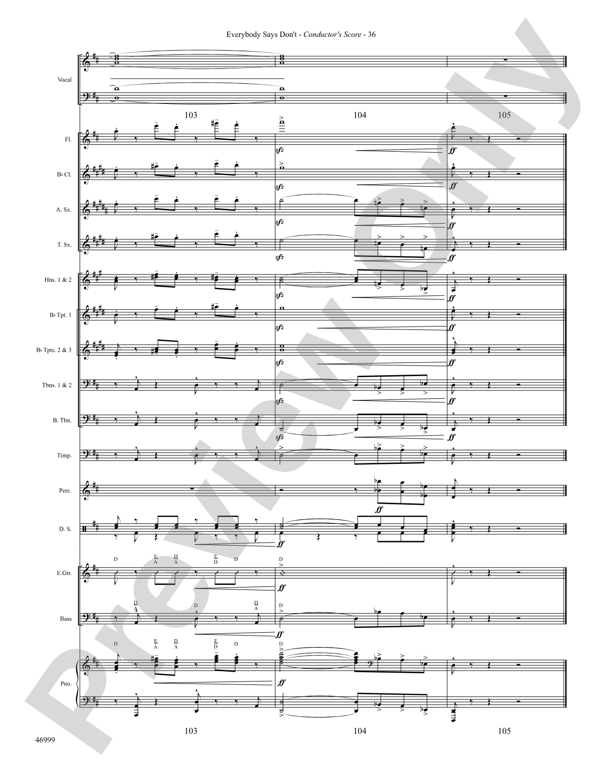 Everybody Says Don't: Choral SoundPax