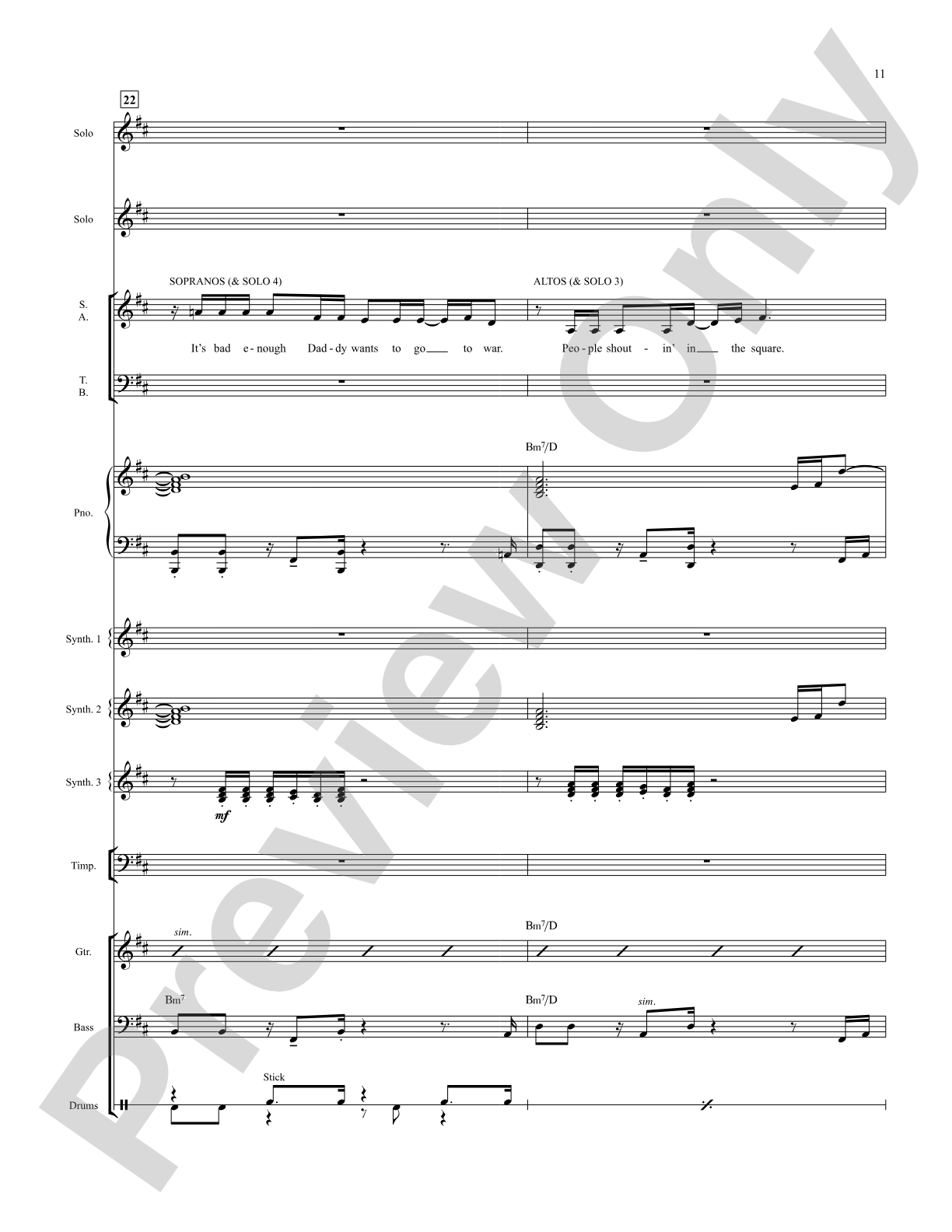 The Schuyler Sisters: Score