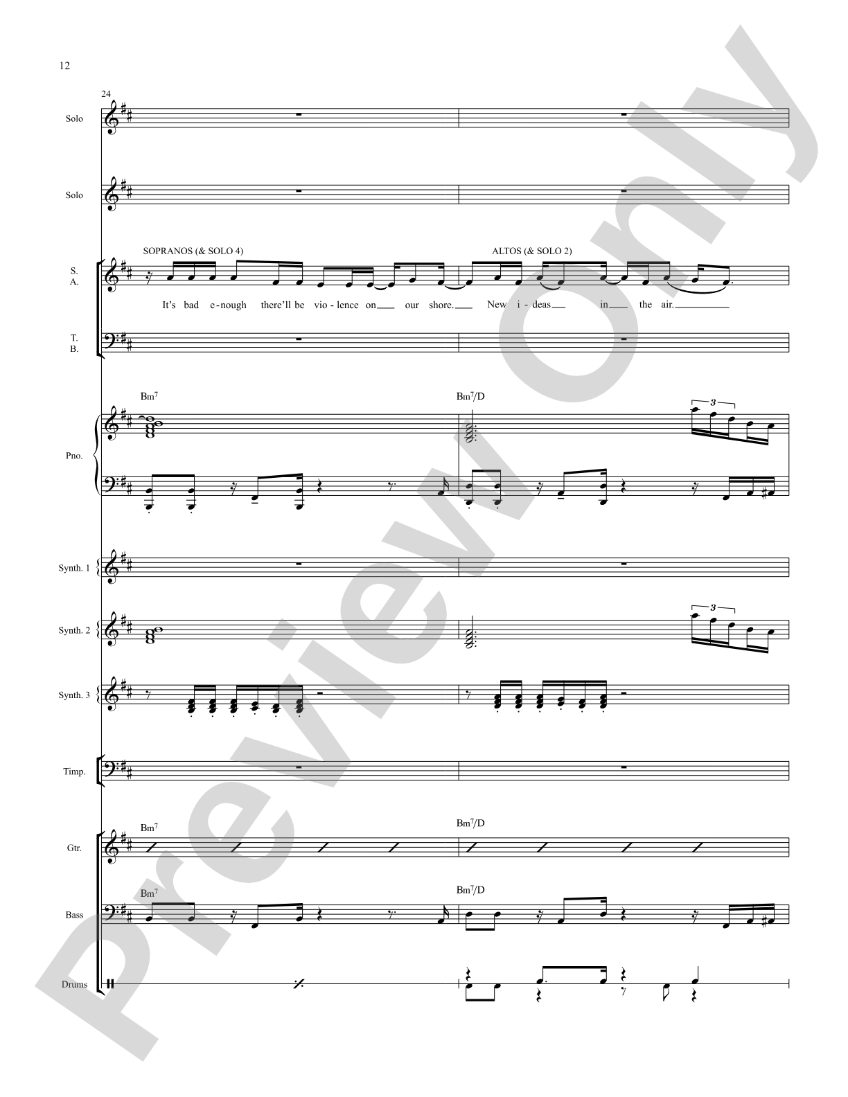 The Schuyler Sisters: Score