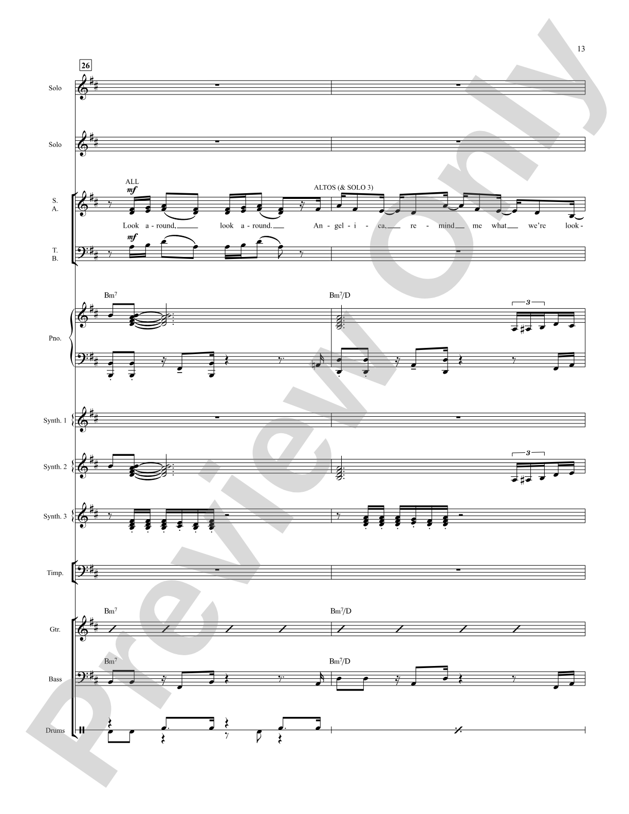 The Schuyler Sisters: Score