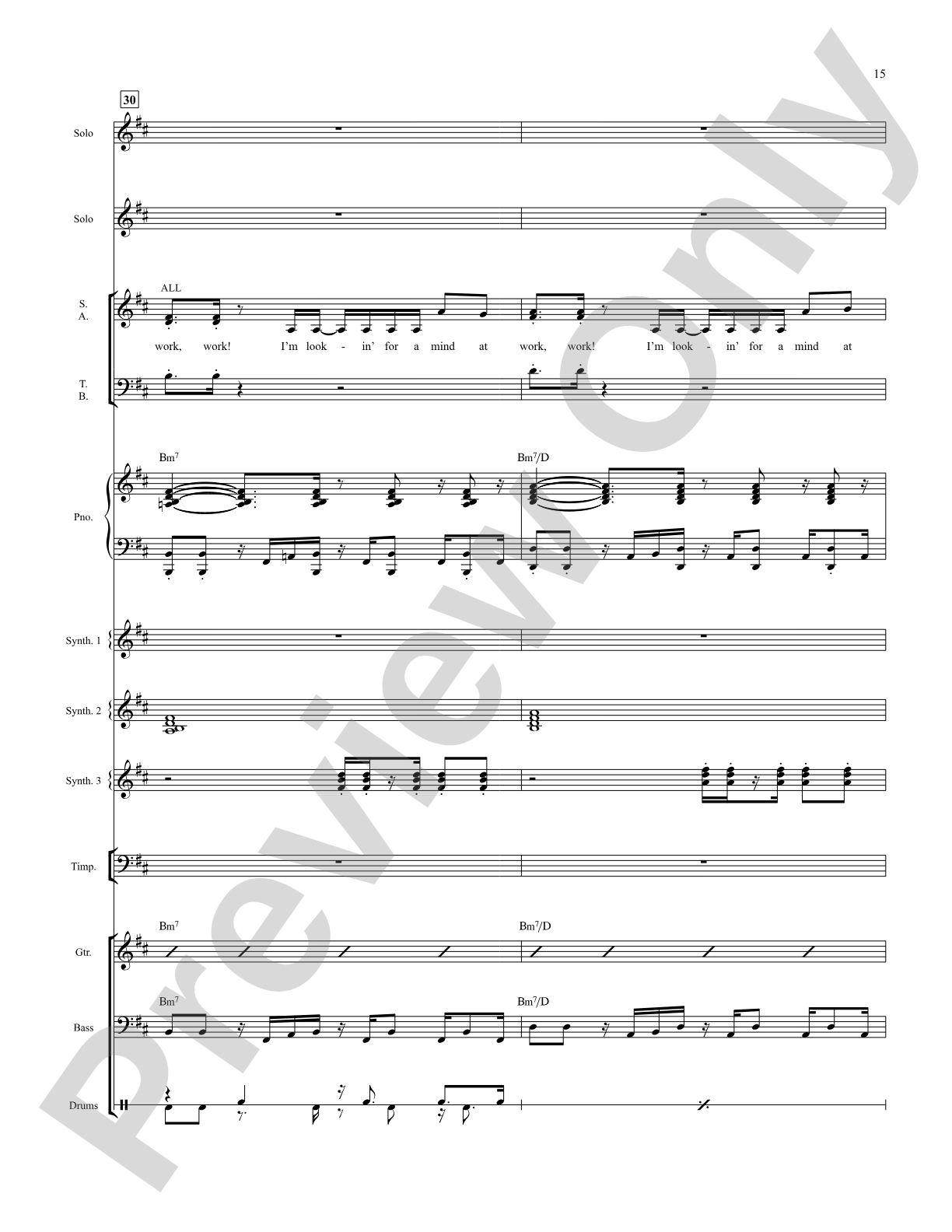 The Schuyler Sisters: Score