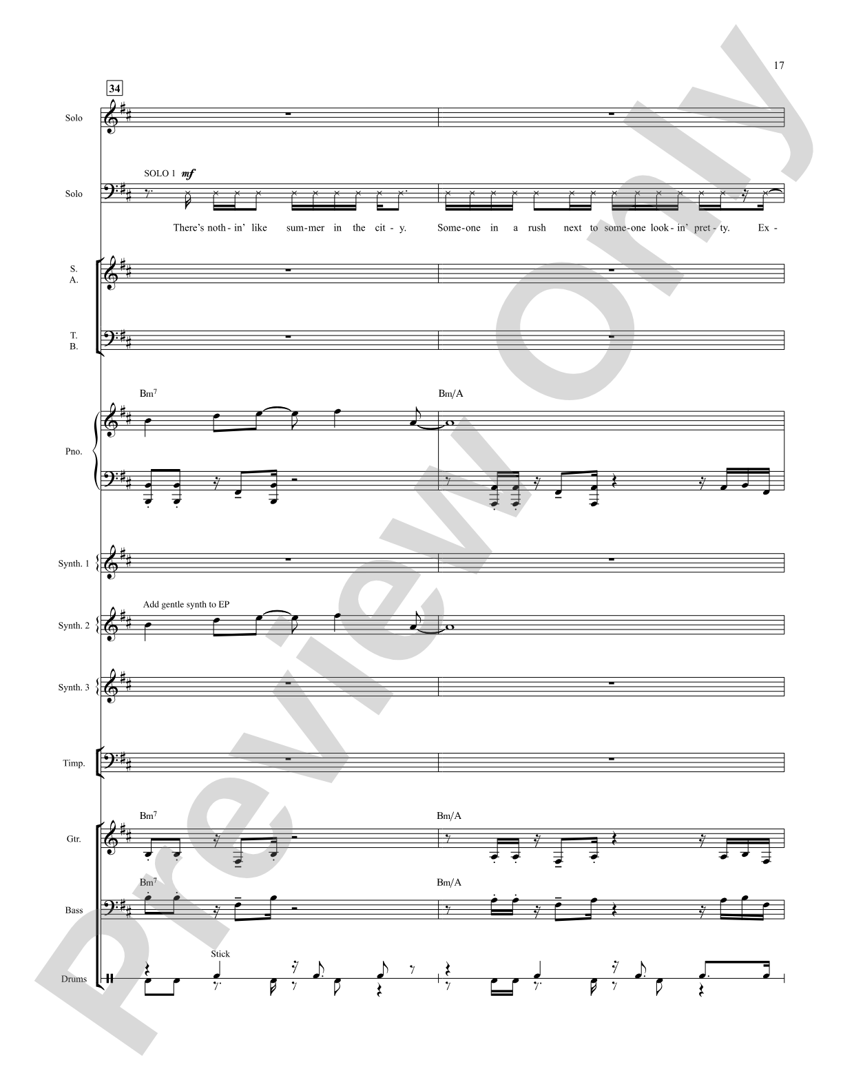 The Schuyler Sisters: Score