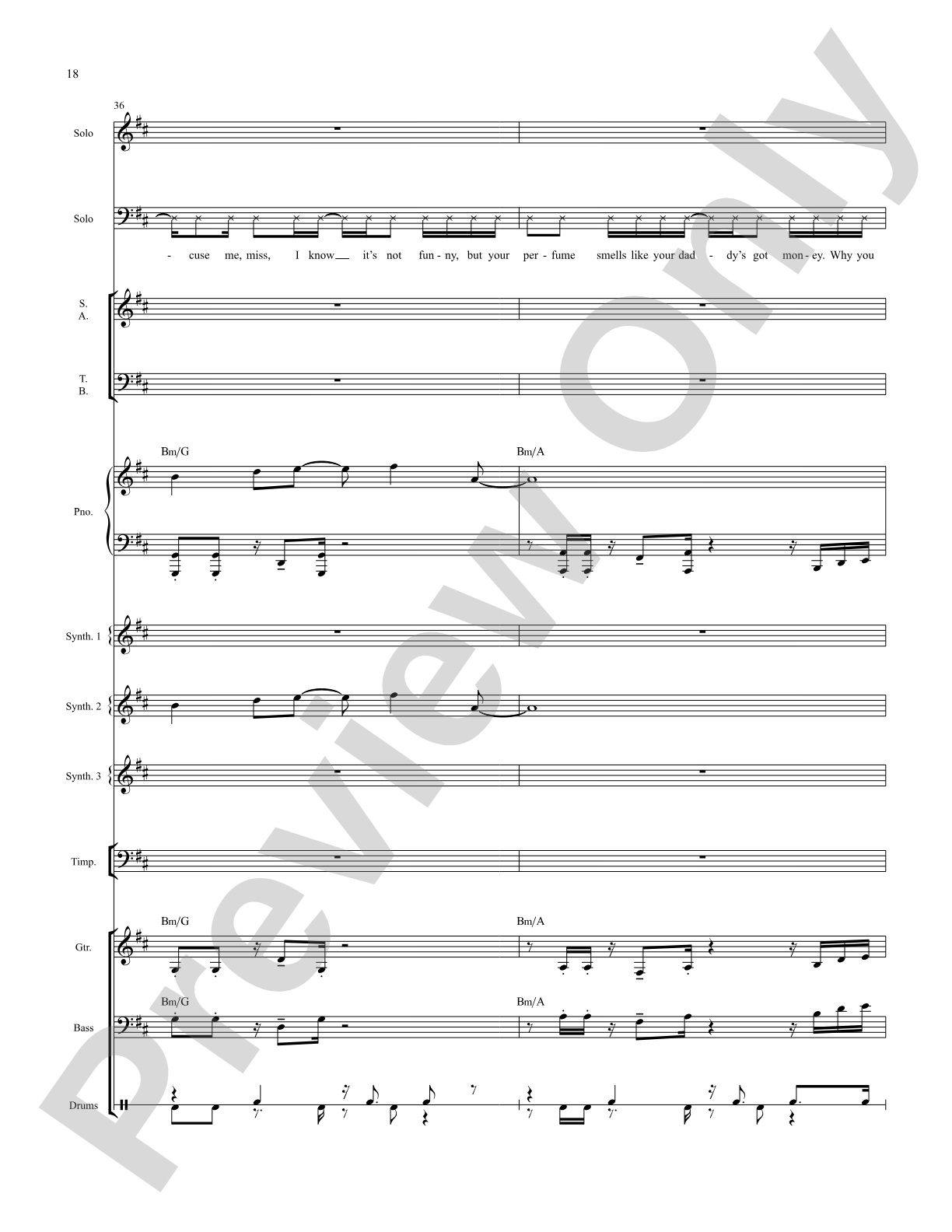 The Schuyler Sisters: Score