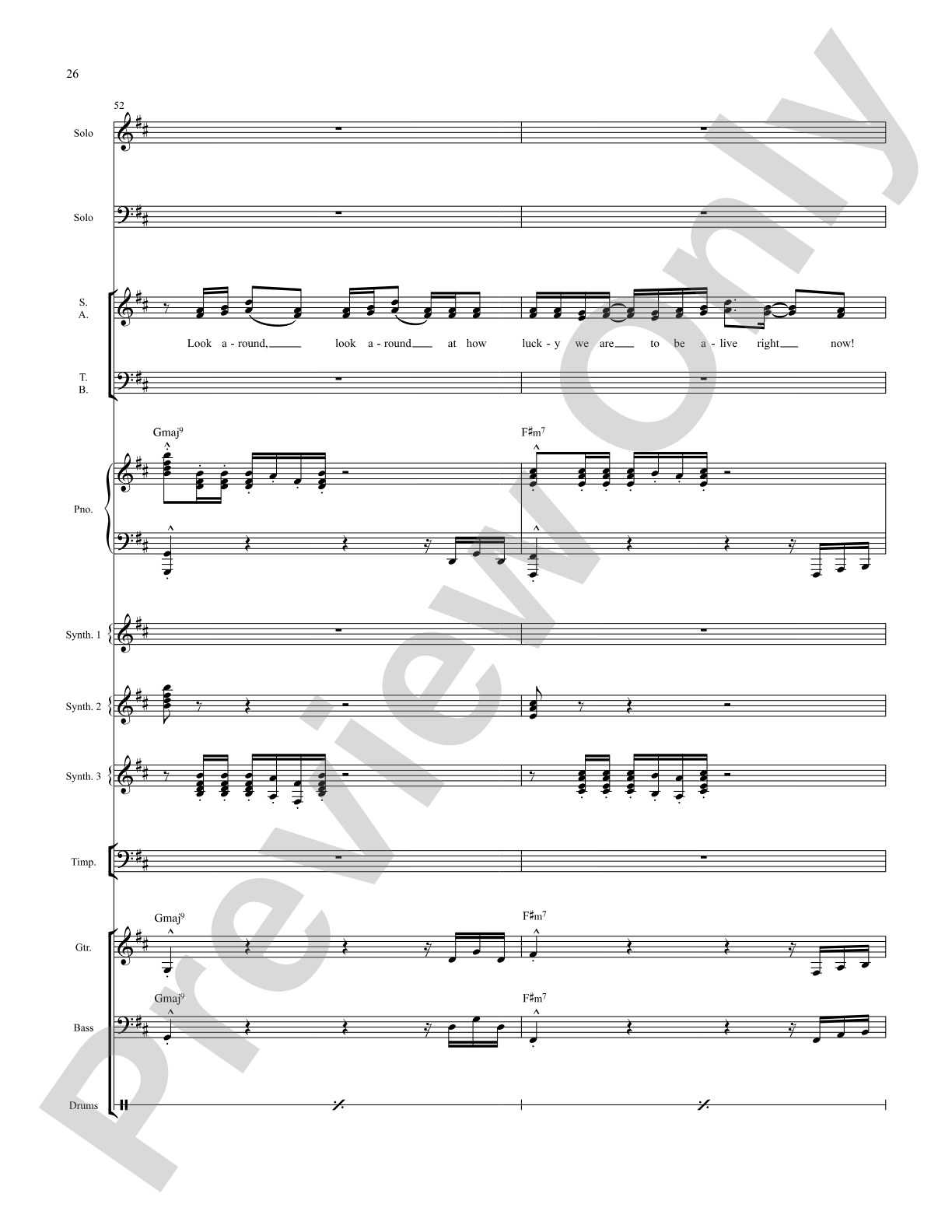 The Schuyler Sisters: Score