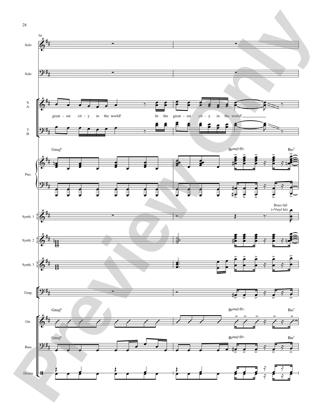 The Schuyler Sisters: Score