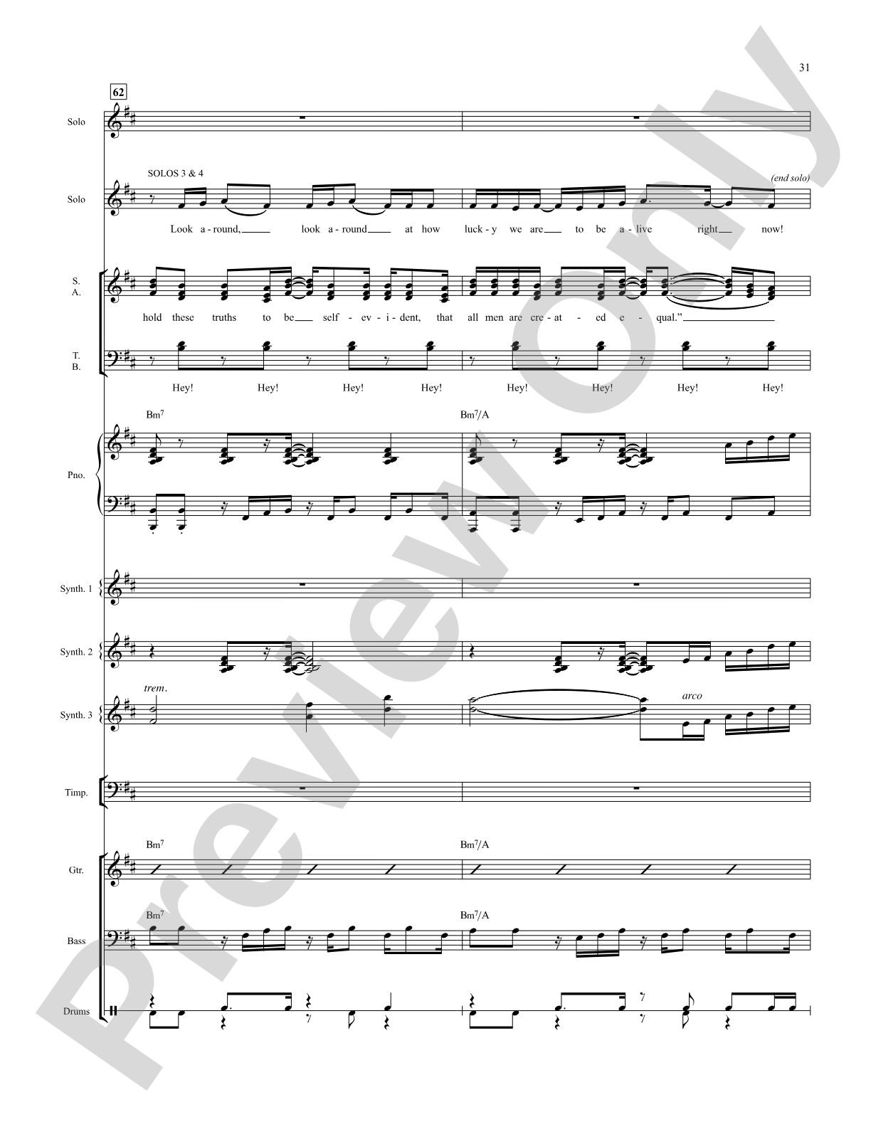 The Schuyler Sisters: Score