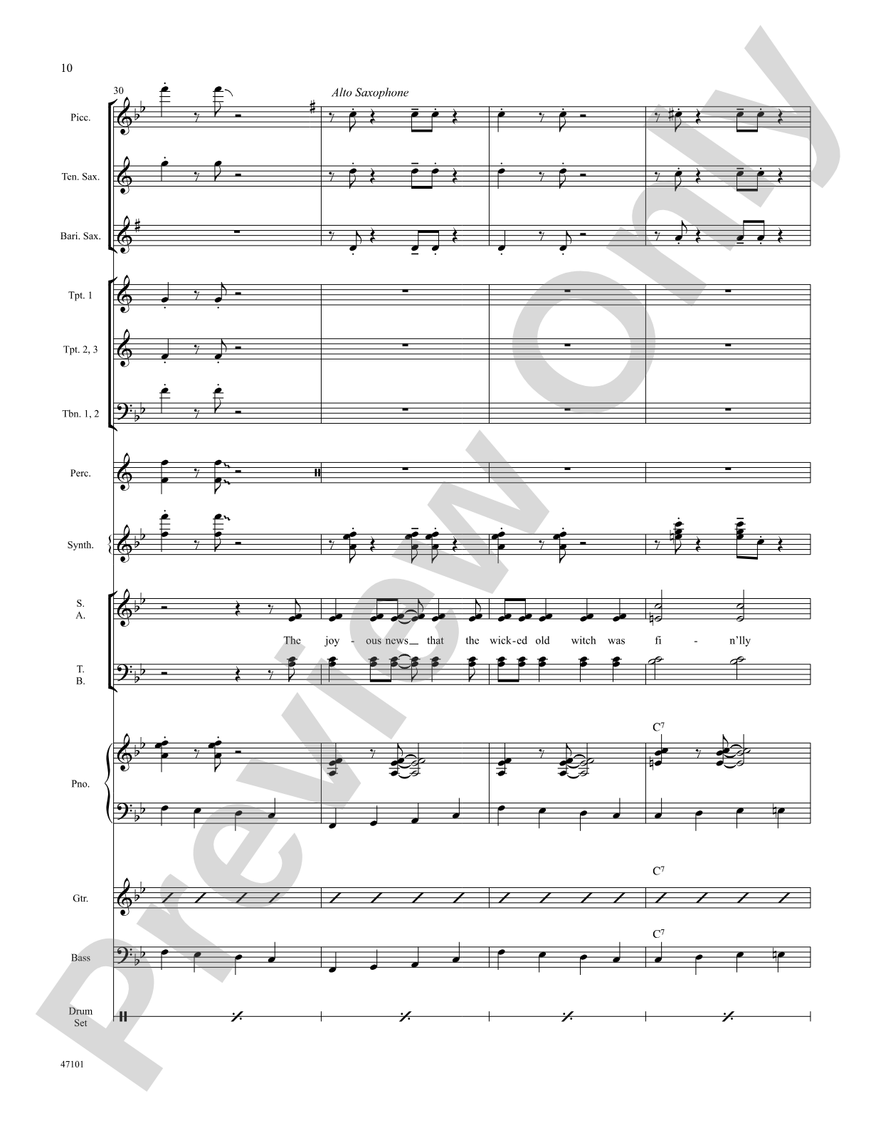 Ding-Dong! The Witch Is Dead: Choral SoundPax