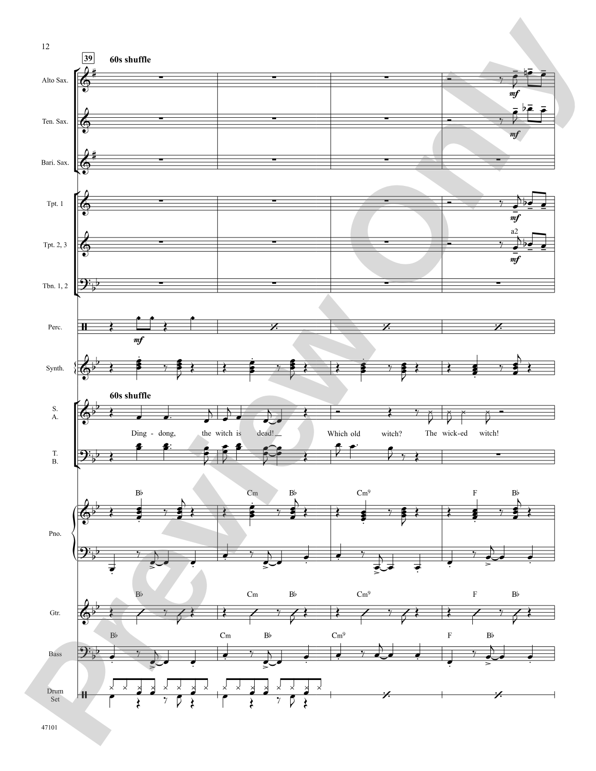 Ding-Dong! The Witch Is Dead: Choral SoundPax