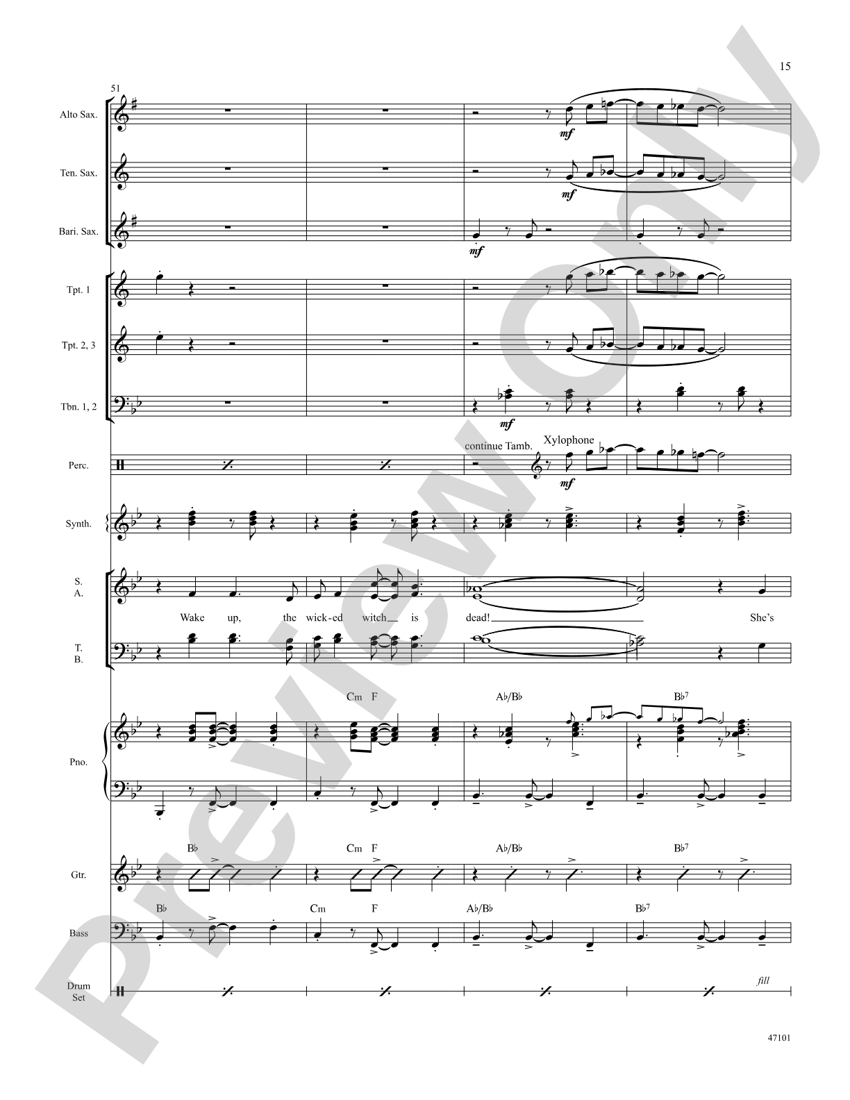 Ding-Dong! The Witch Is Dead: Choral SoundPax