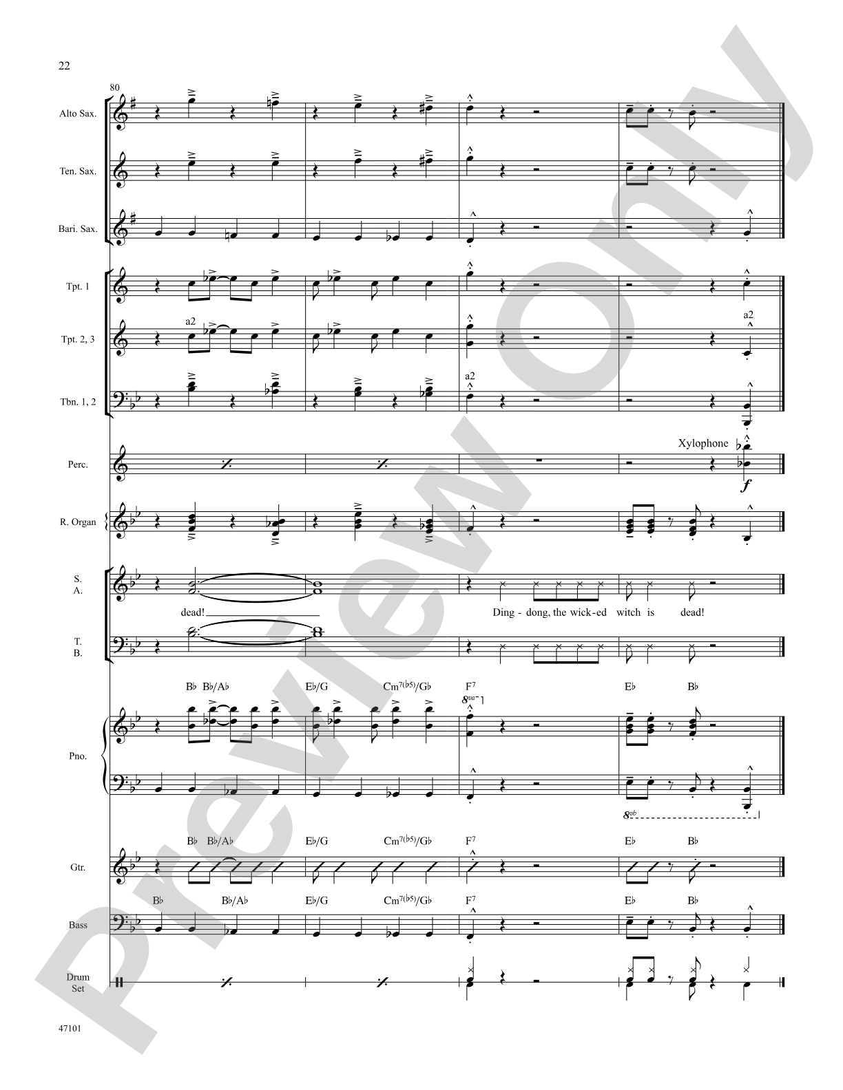 Ding-Dong! The Witch Is Dead: Choral SoundPax