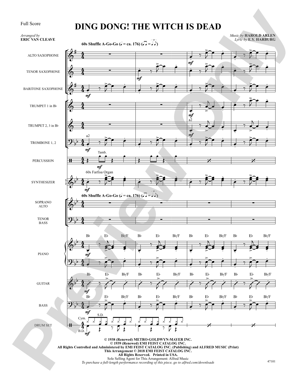 Ding-Dong! The Witch Is Dead: Choral SoundPax