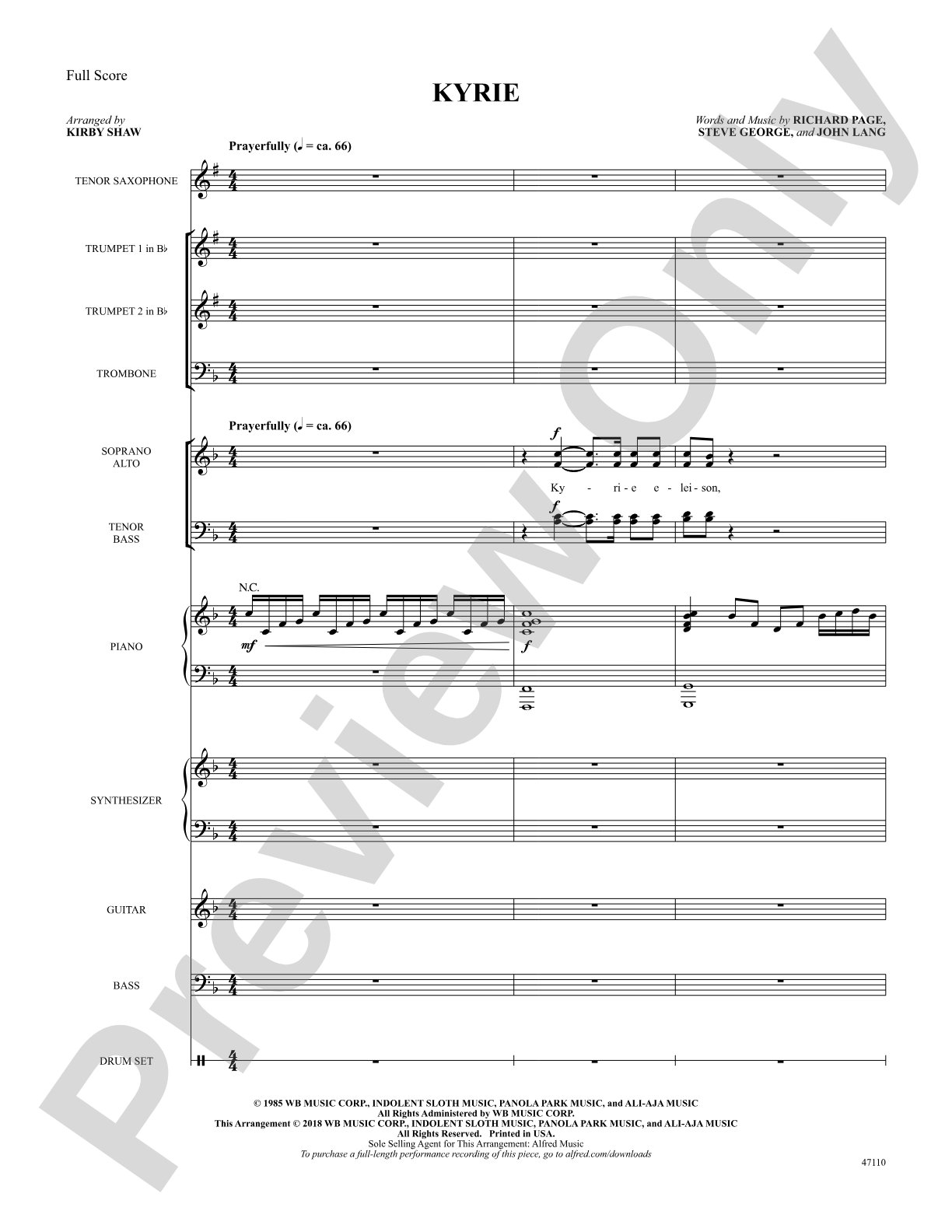 Kyrie: Choral SoundPax