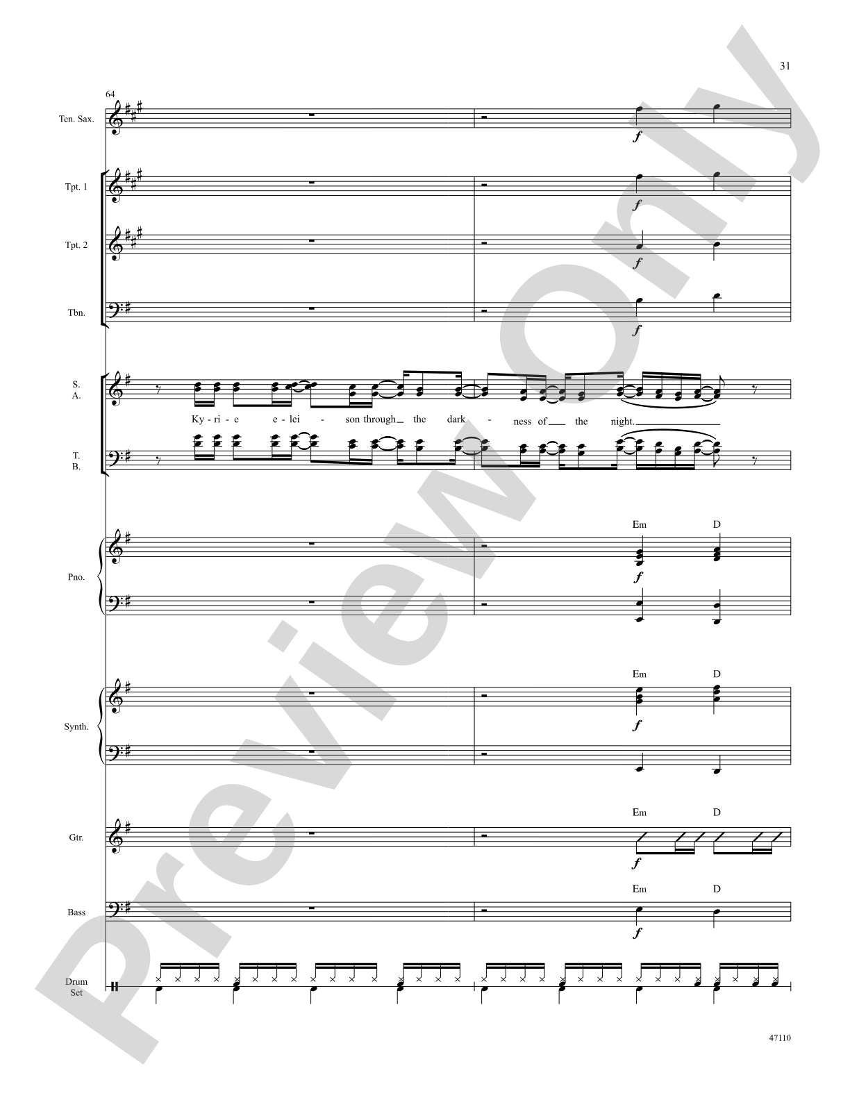 Kyrie: Choral SoundPax
