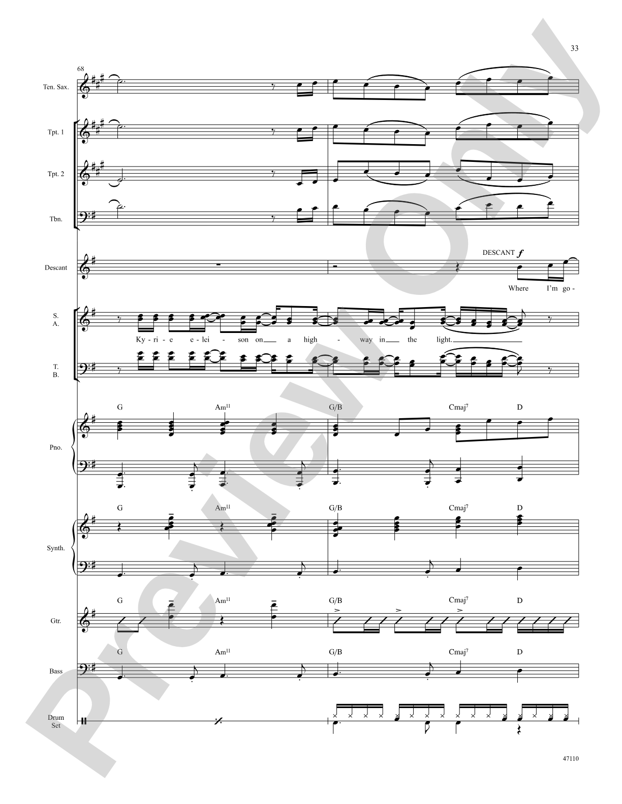 Kyrie: Choral SoundPax