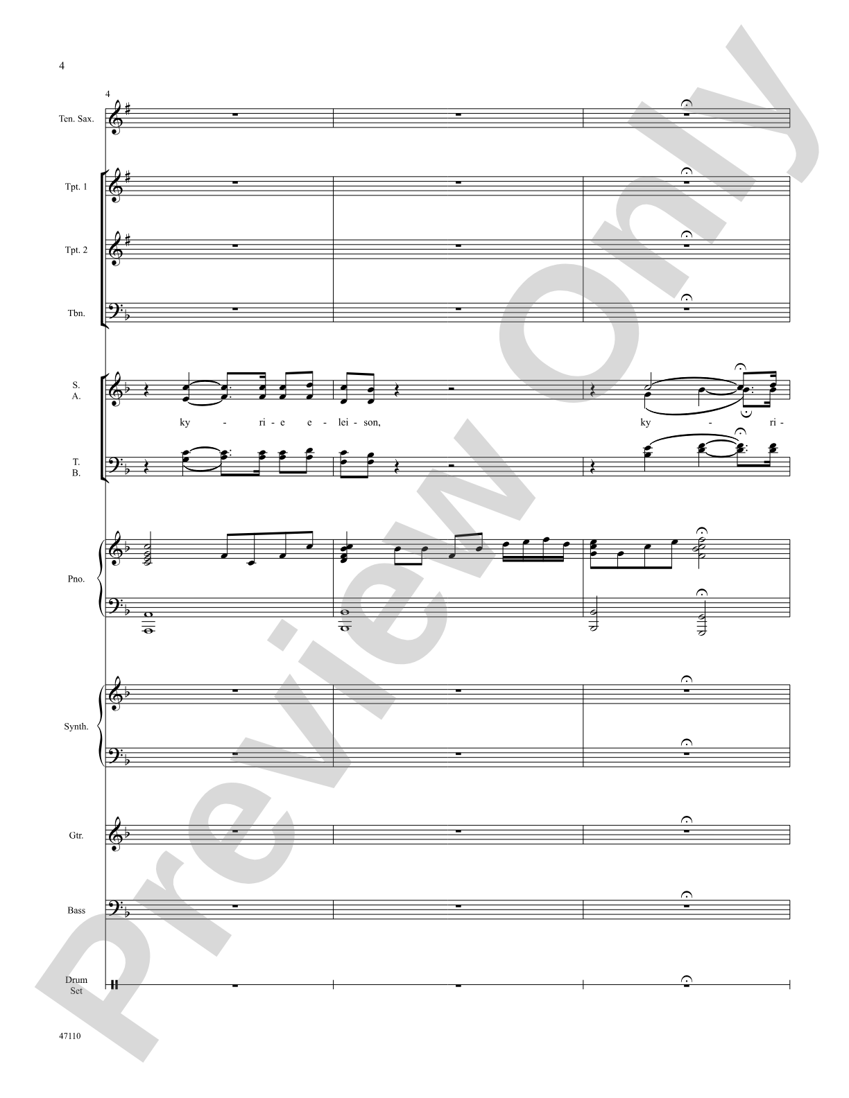 Kyrie: Choral SoundPax