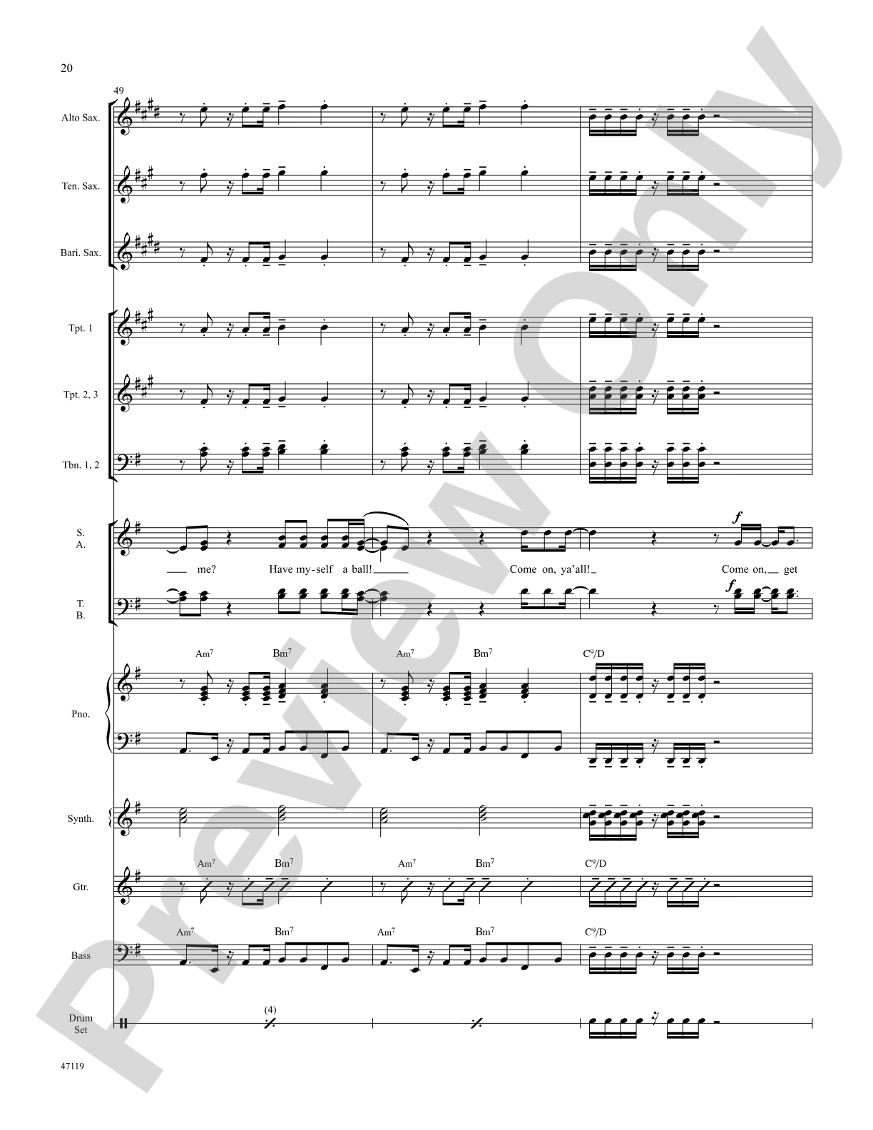 Get Up, Get Down, Get Funky, Get Loose: Choral SoundPax
