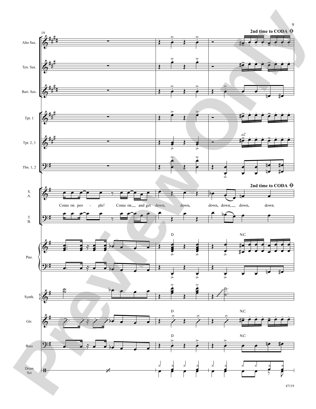 Get Up, Get Down, Get Funky, Get Loose: Choral SoundPax