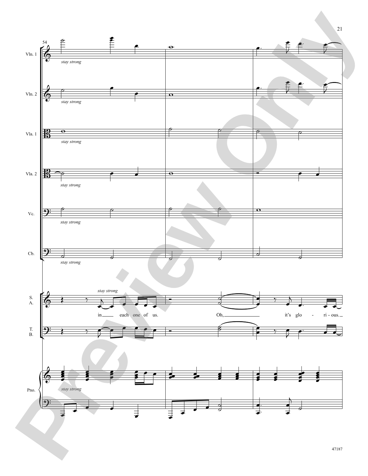 Glorious: Choral SoundPax