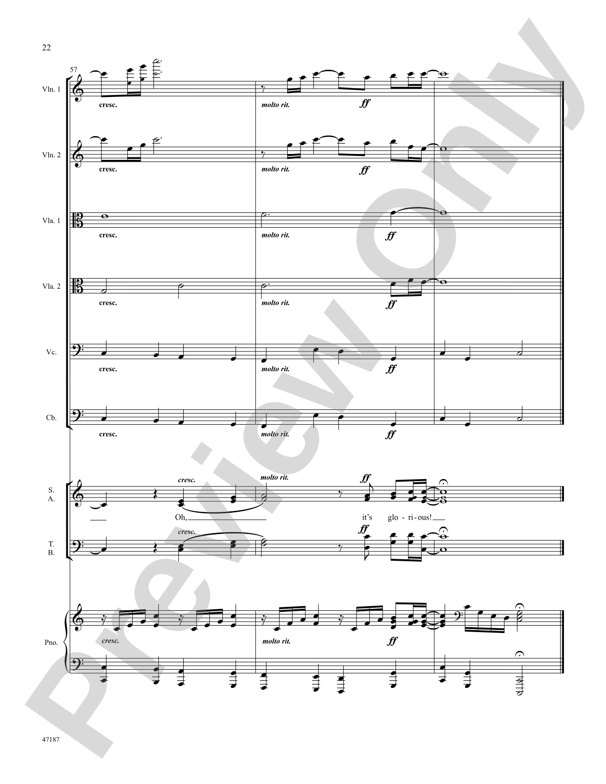 Glorious: Choral SoundPax