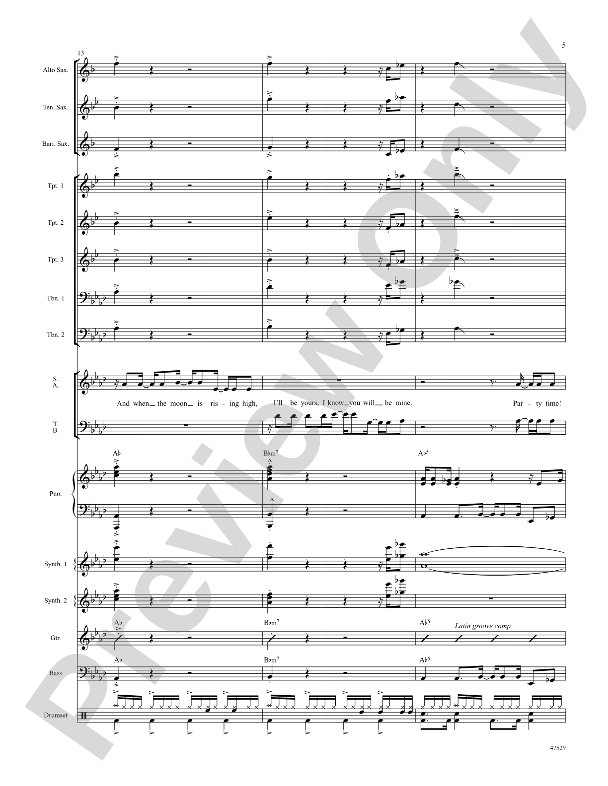 You'll Be Mine: Choral SoundPax