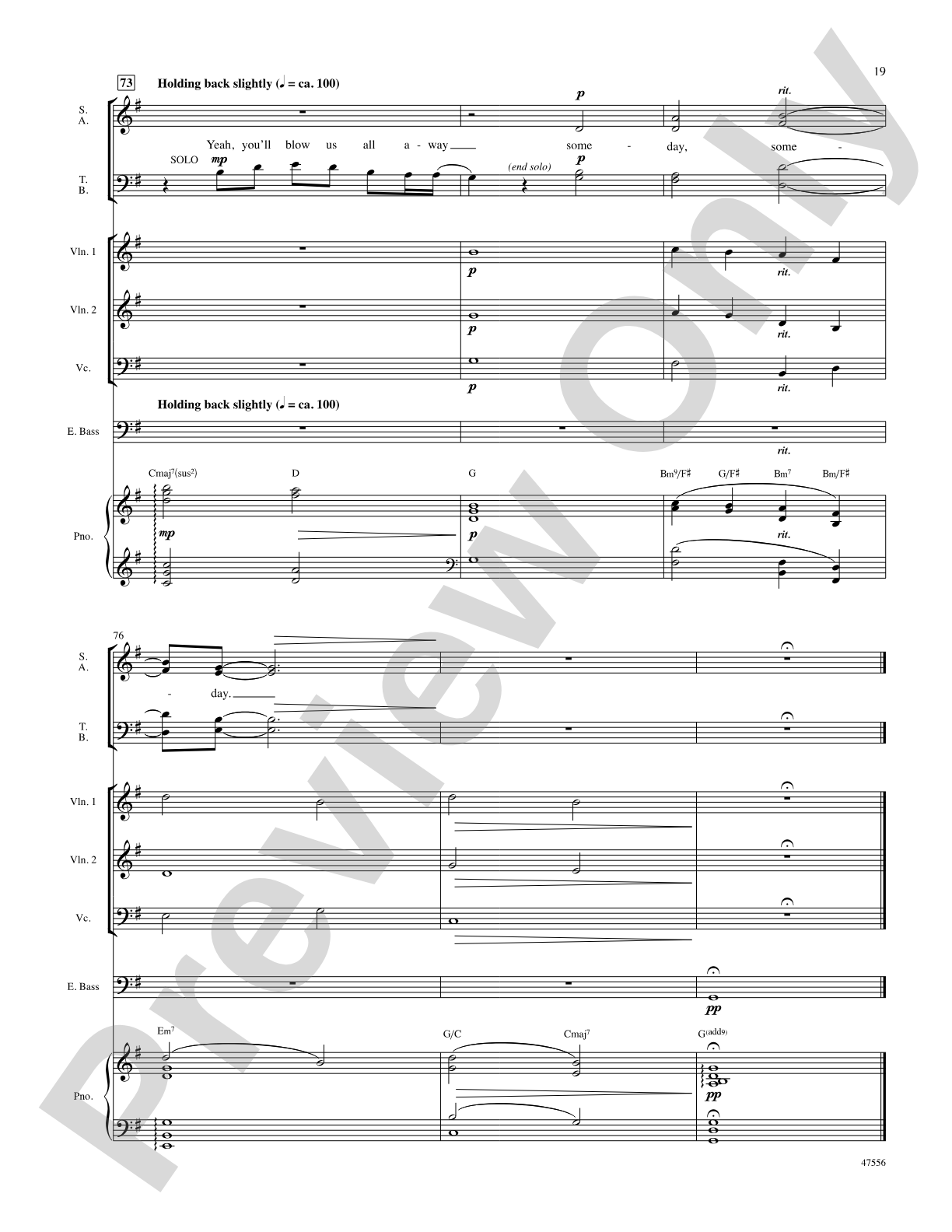 Dear Theodosia: Score