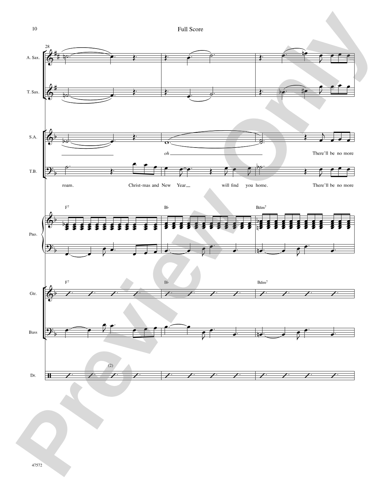 Please Come Home for Christmas: Choral SoundPax