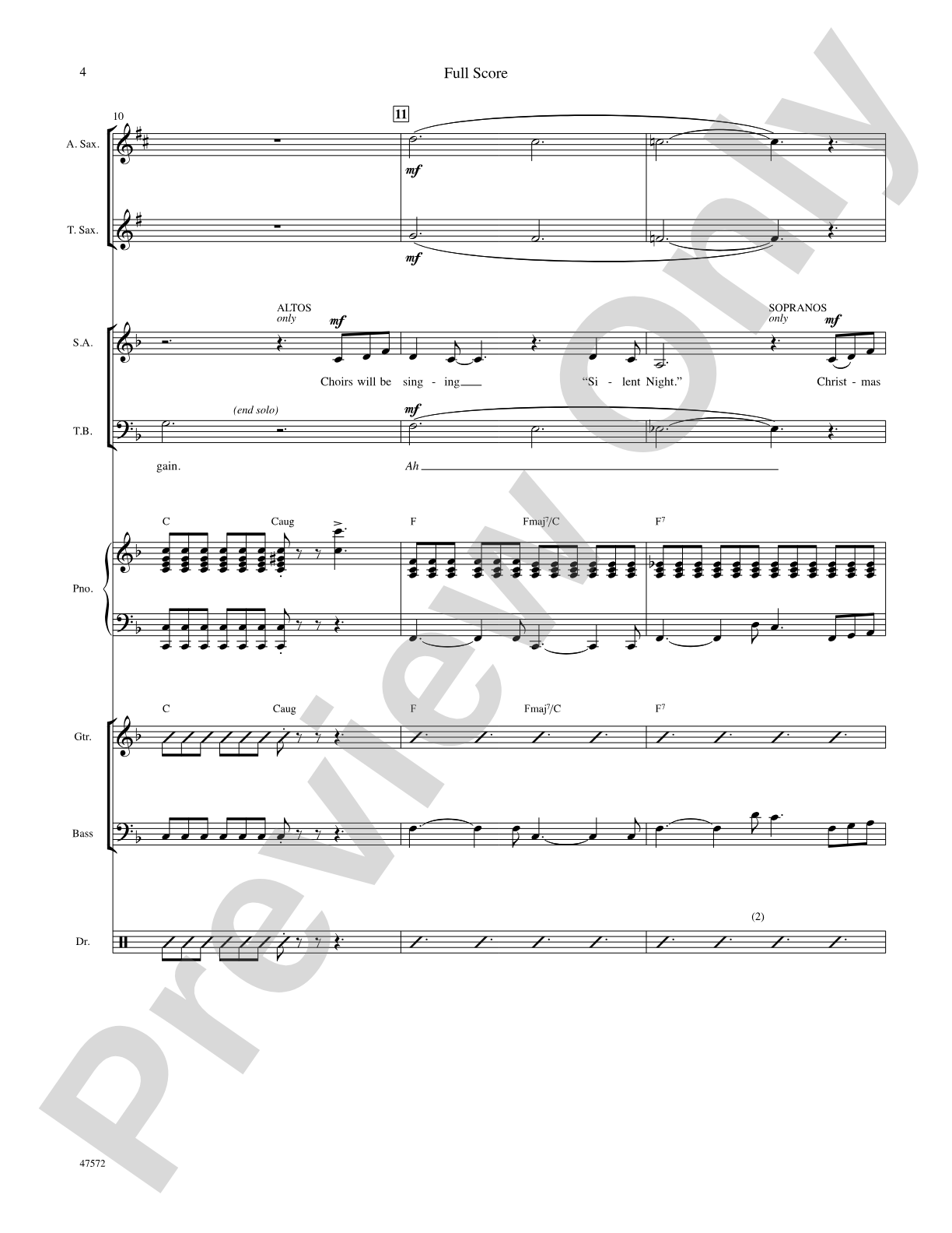 Please Come Home for Christmas: Choral SoundPax