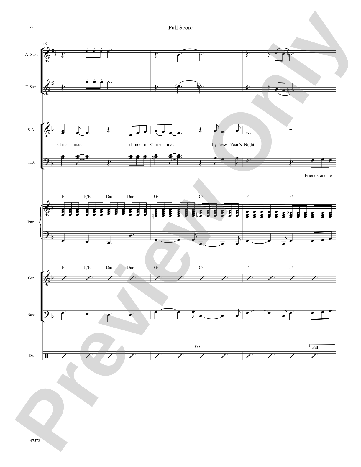 Please Come Home for Christmas: Choral SoundPax
