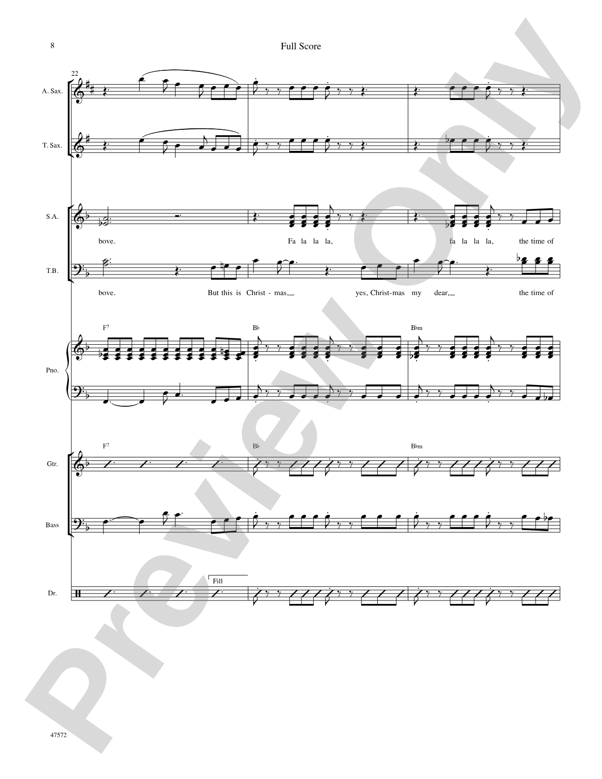 Please Come Home for Christmas: Choral SoundPax