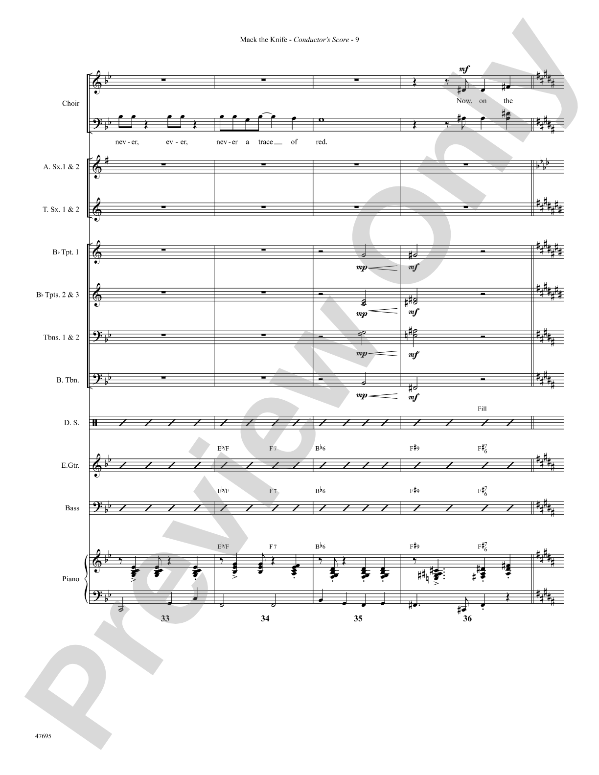 Mack the Knife: Choral SoundPax