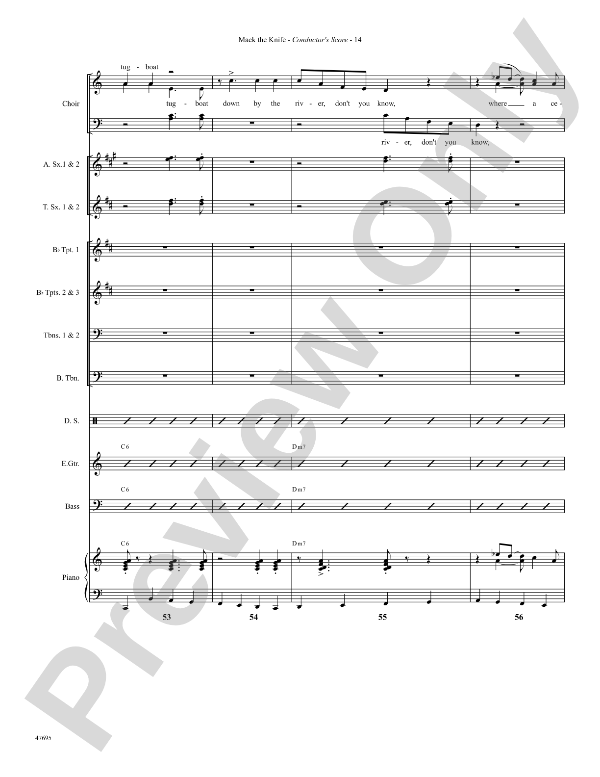 Mack the Knife: Choral SoundPax