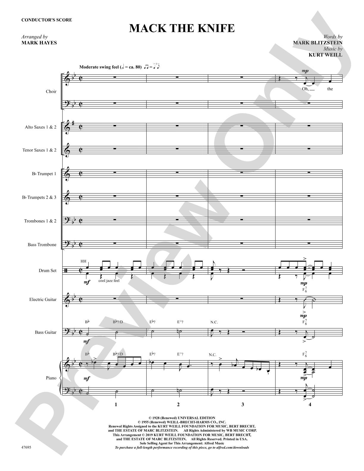 Mack the Knife: Choral SoundPax