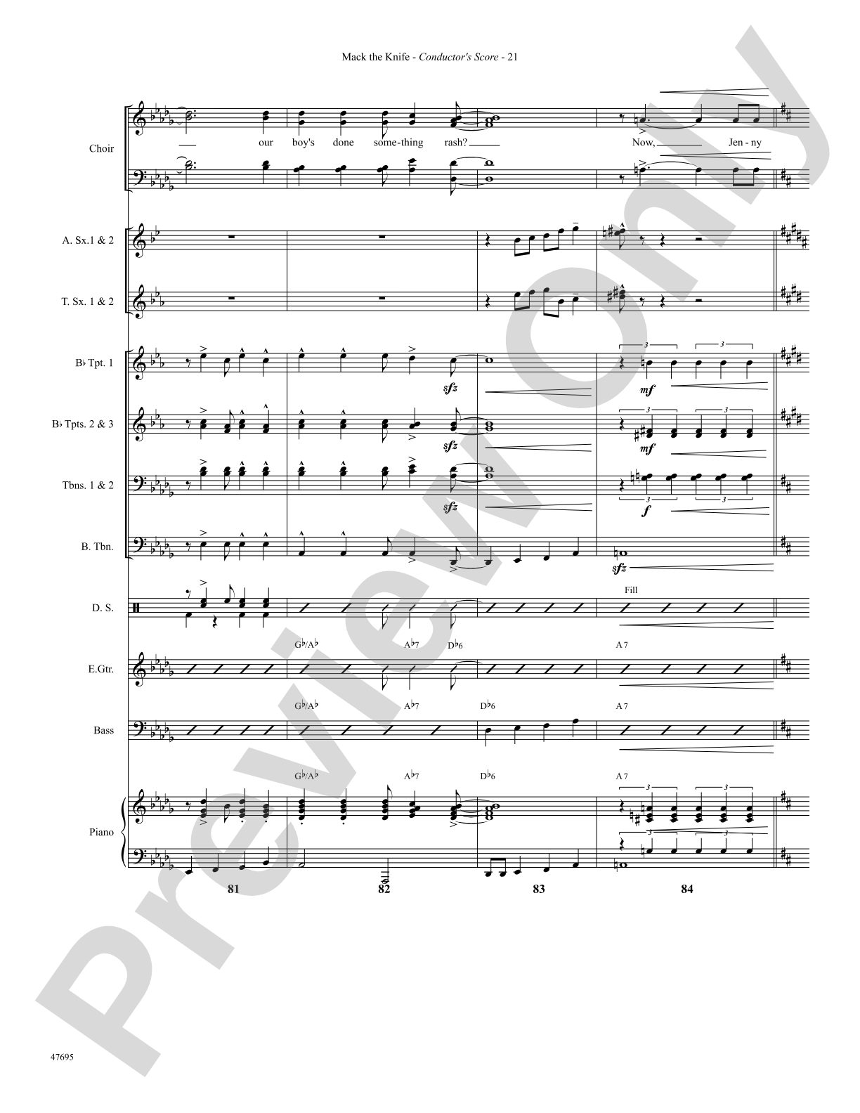 Mack the Knife: Choral SoundPax