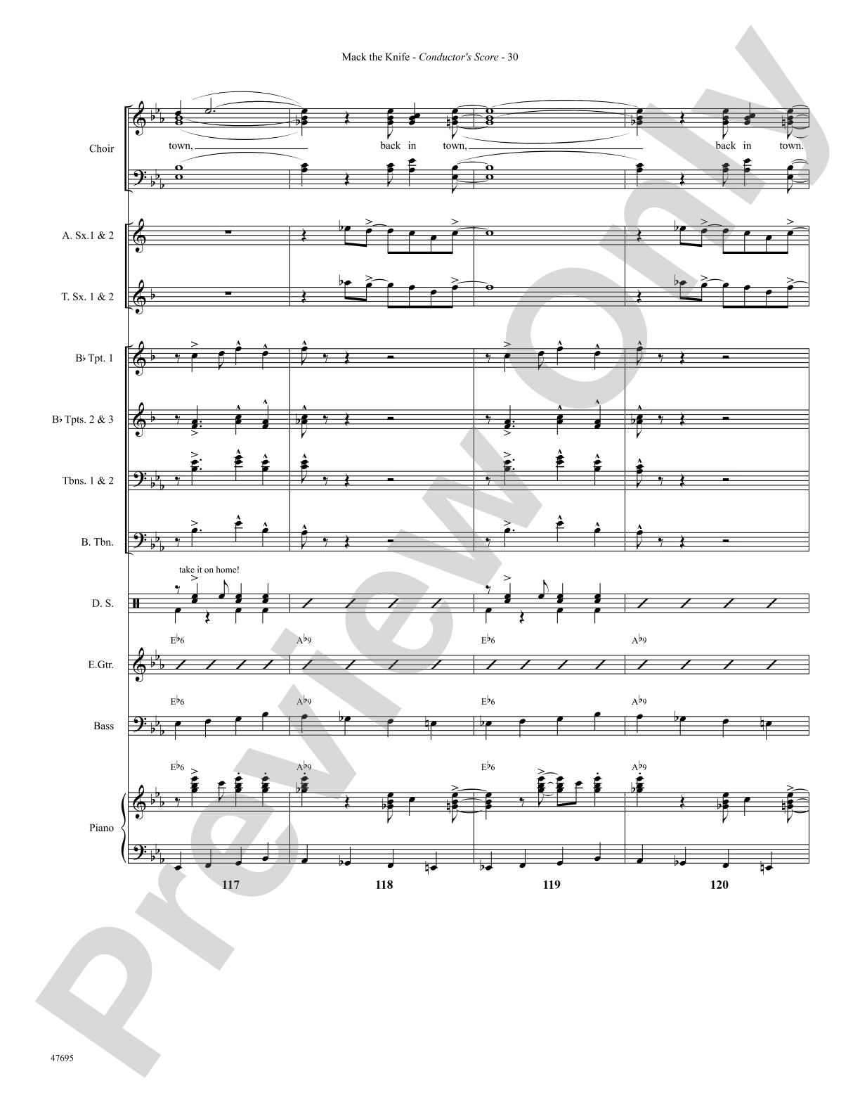 Mack the Knife: Choral SoundPax