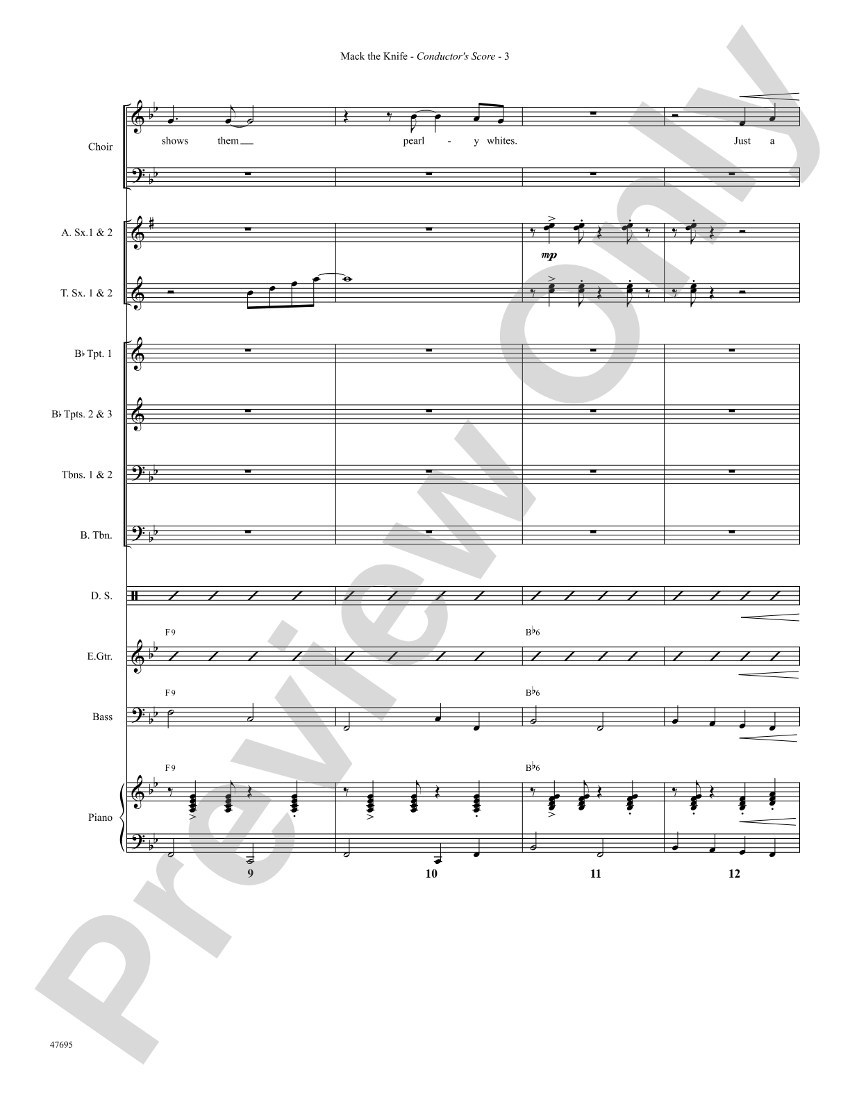 Mack the Knife: Choral SoundPax