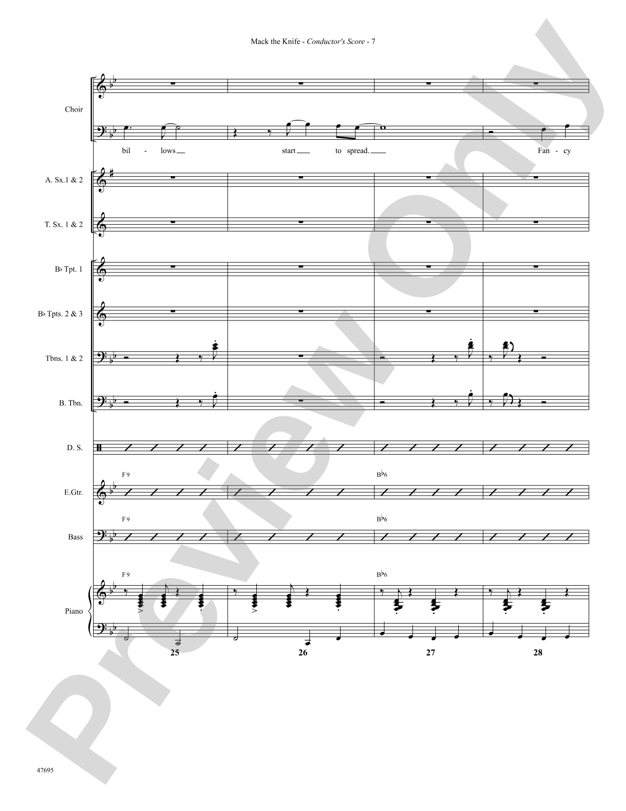 Mack the Knife: Choral SoundPax