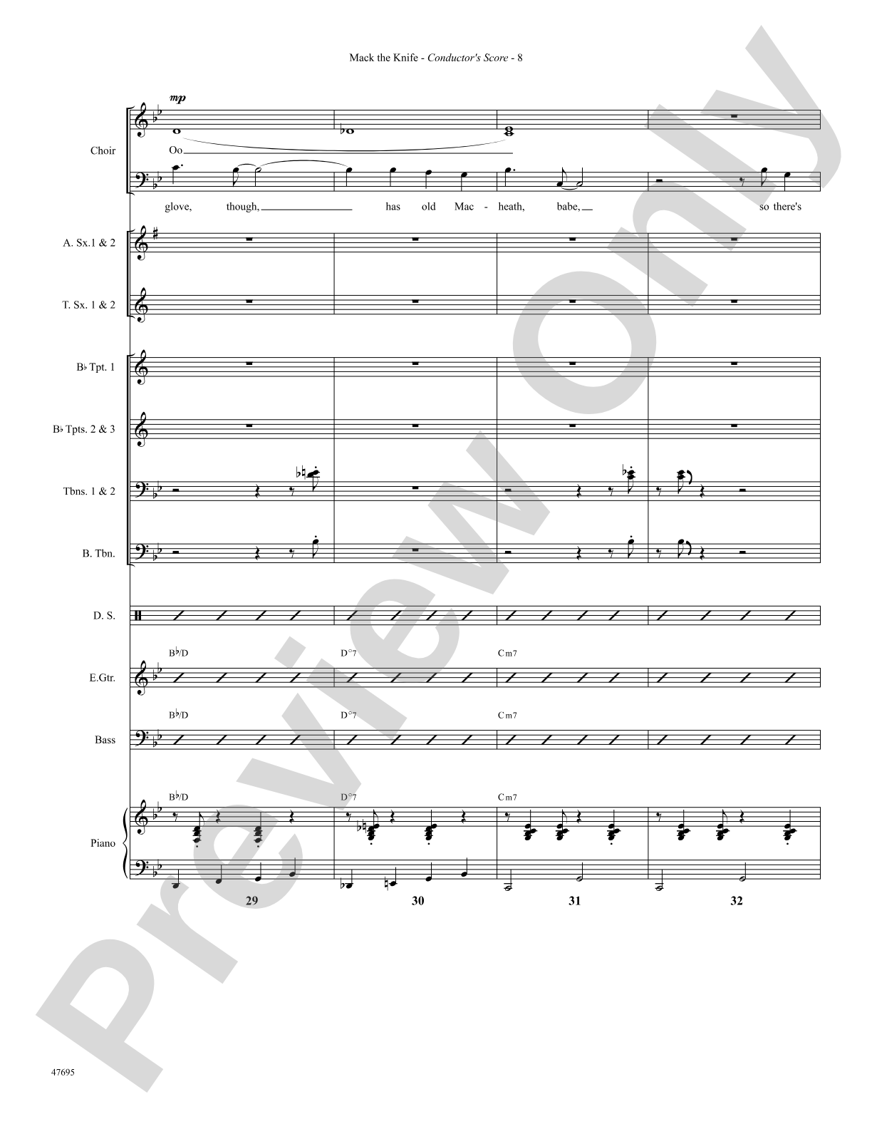 Mack the Knife: Choral SoundPax