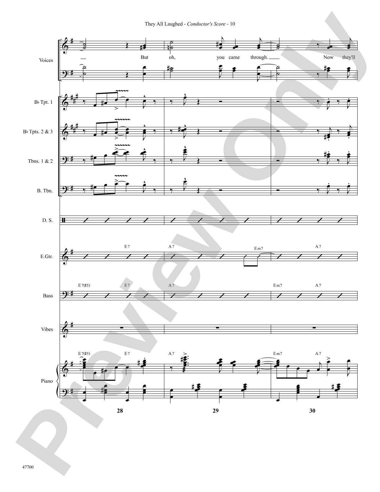 They All Laughed: Choral SoundPax