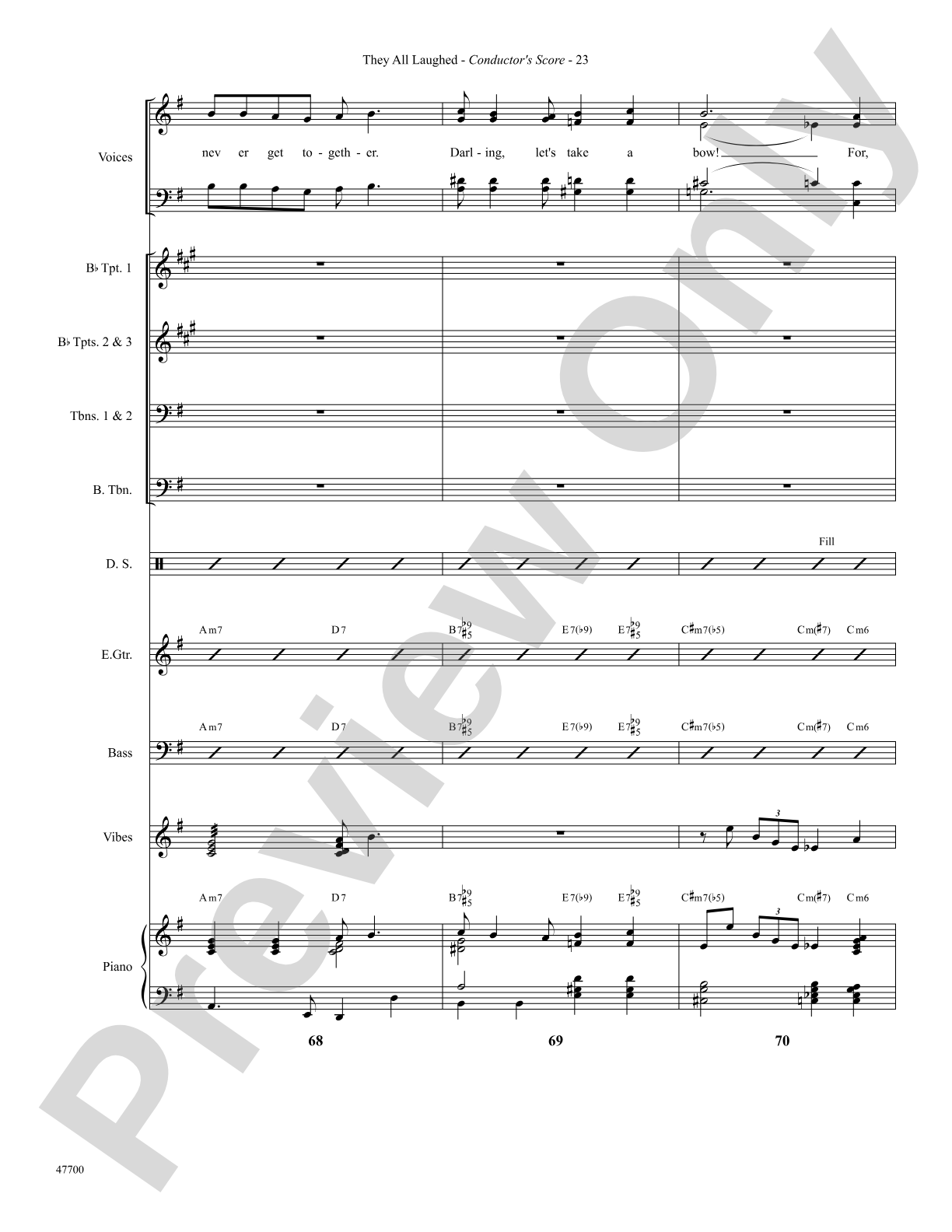 They All Laughed: Choral SoundPax