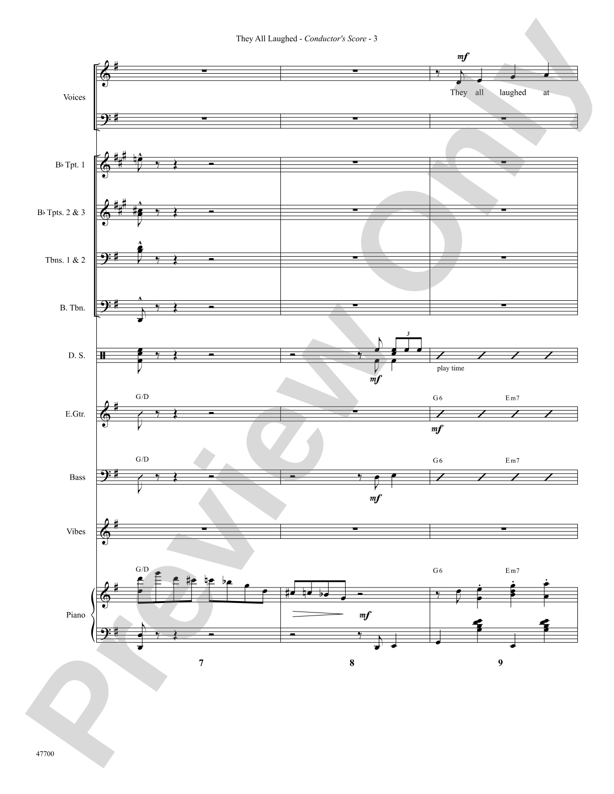 They All Laughed: Choral SoundPax