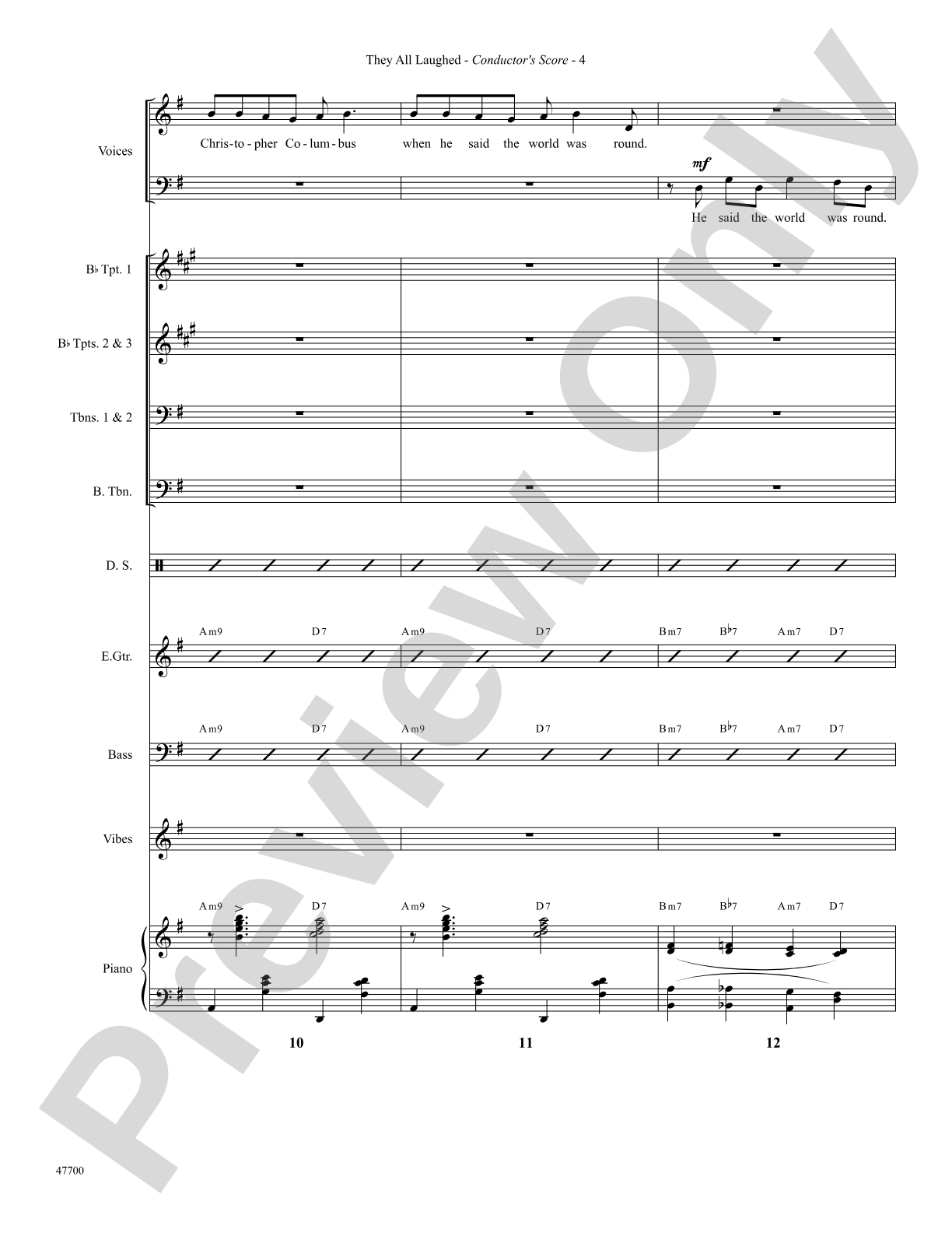 They All Laughed: Choral SoundPax