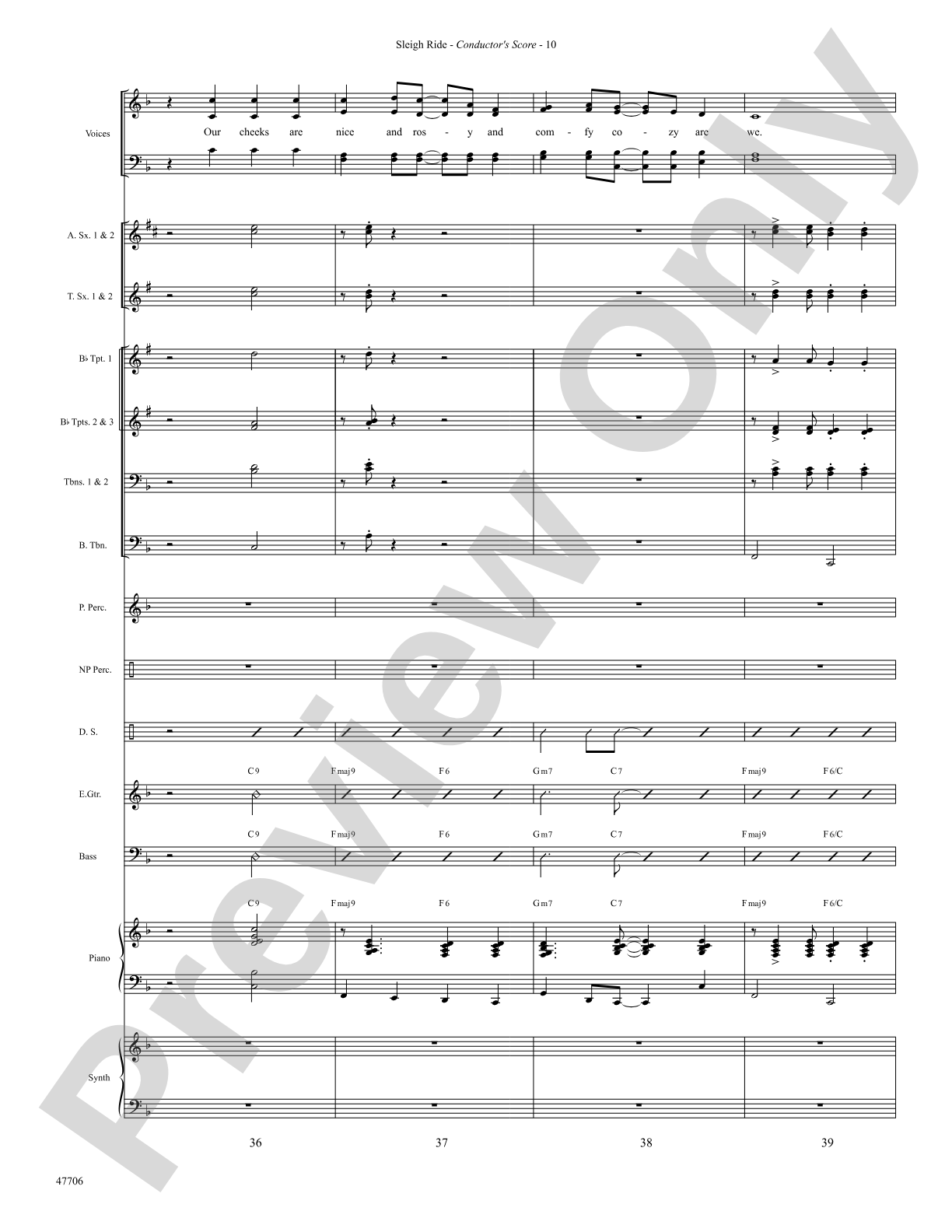 Sleigh Ride: Choral SoundPax