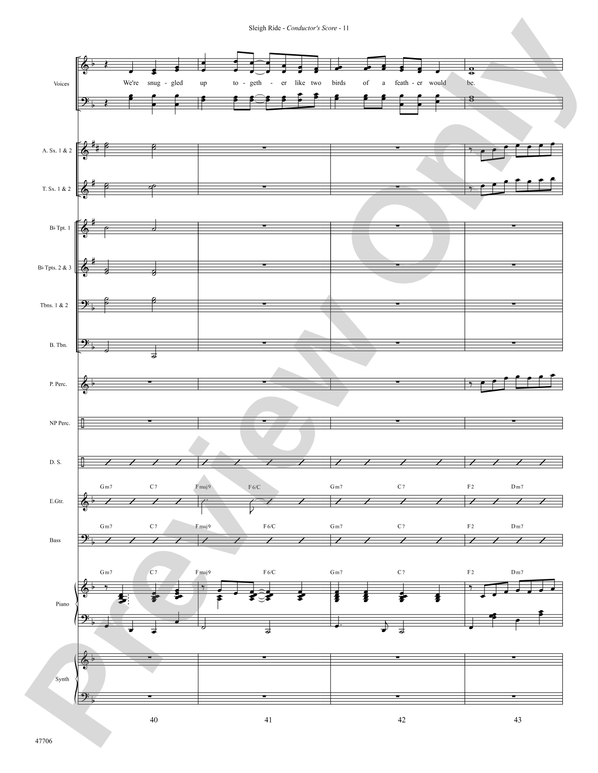 Sleigh Ride: Choral SoundPax