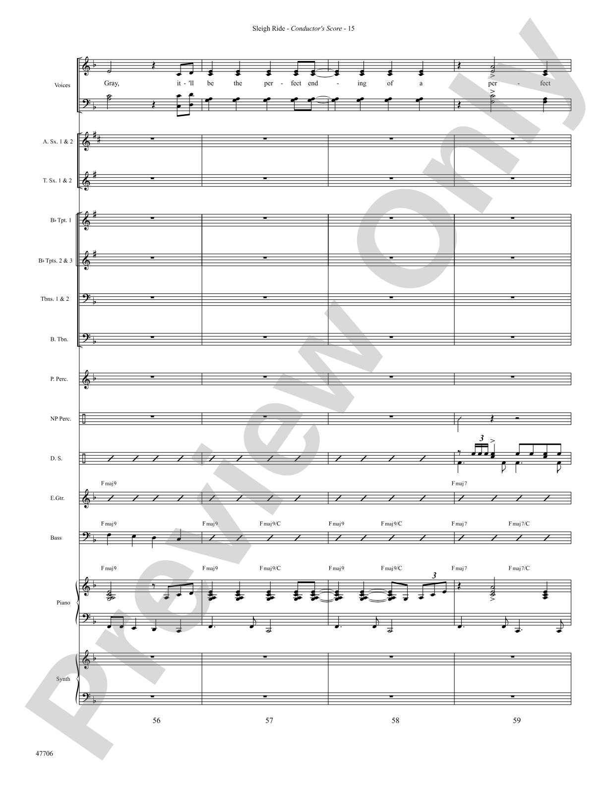 Sleigh Ride: Choral SoundPax