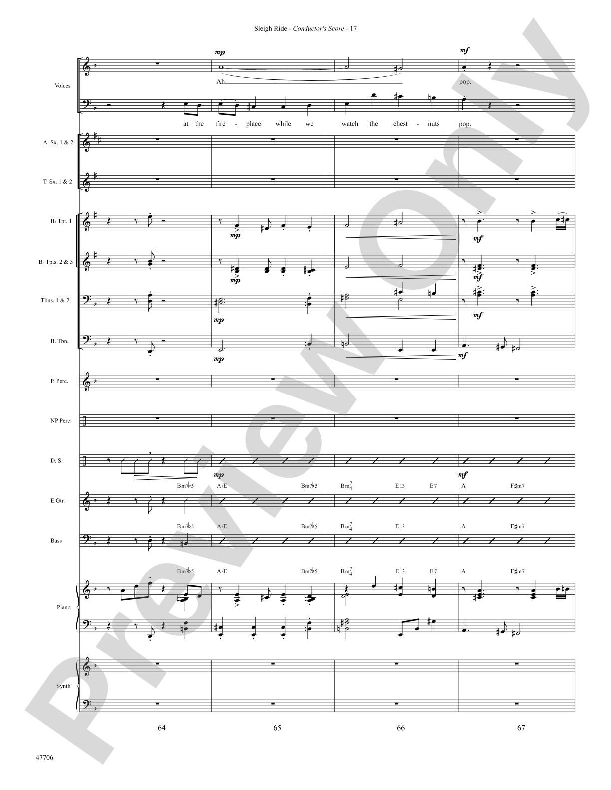 Sleigh Ride: Choral SoundPax