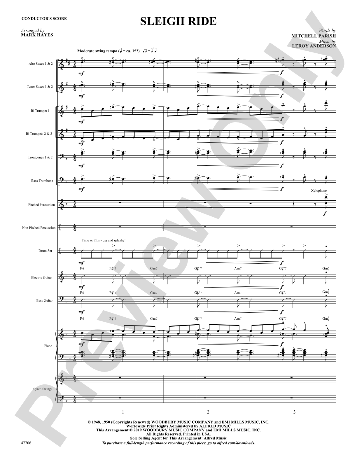 Sleigh Ride: Choral SoundPax