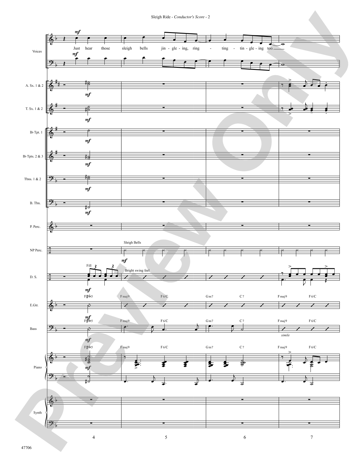 Sleigh Ride: Choral SoundPax