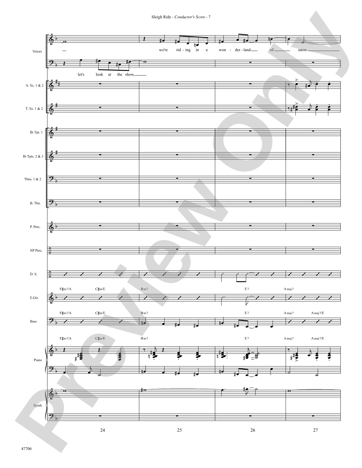 Sleigh Ride: Choral SoundPax