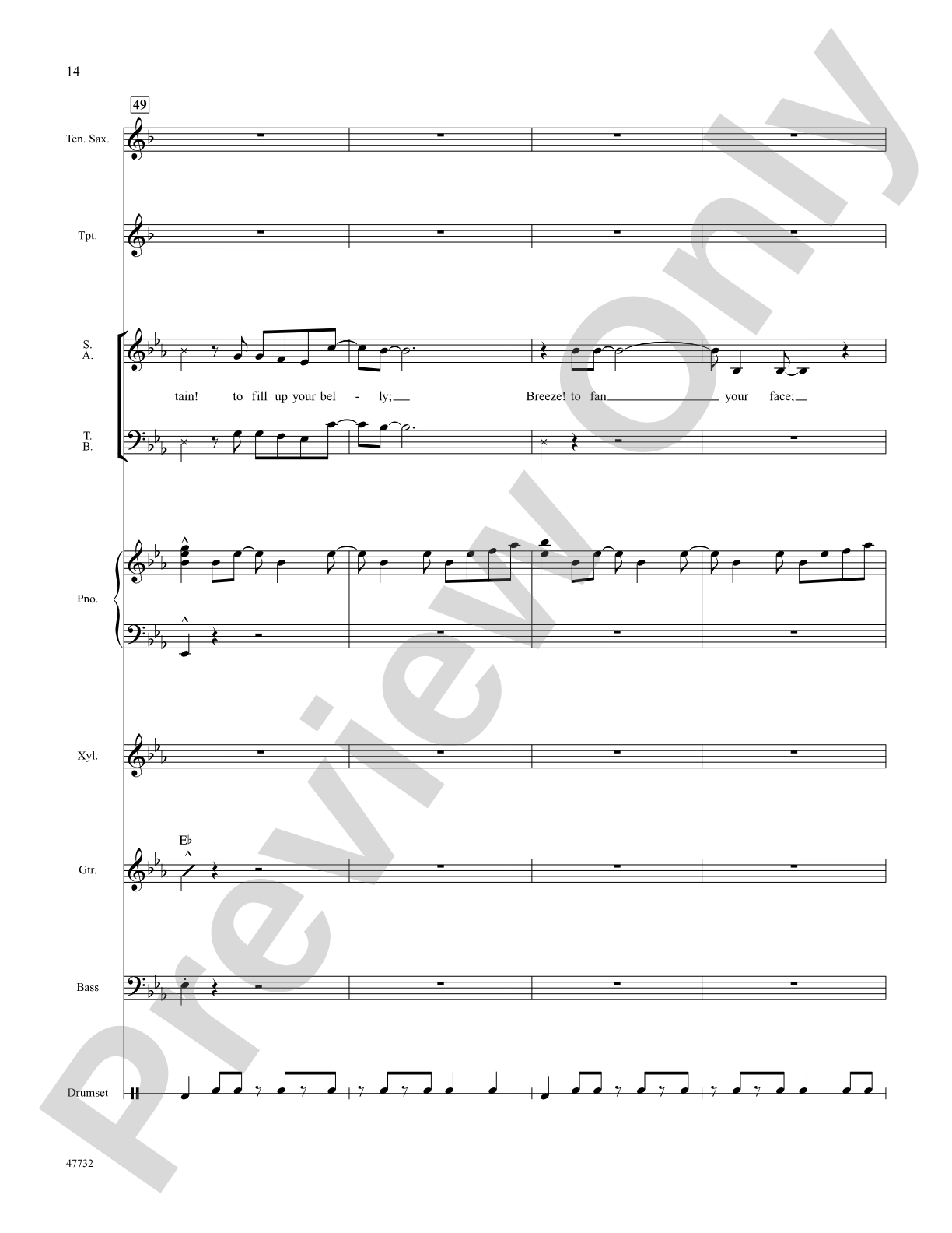 Mama Will Provide: Choral SoundPax