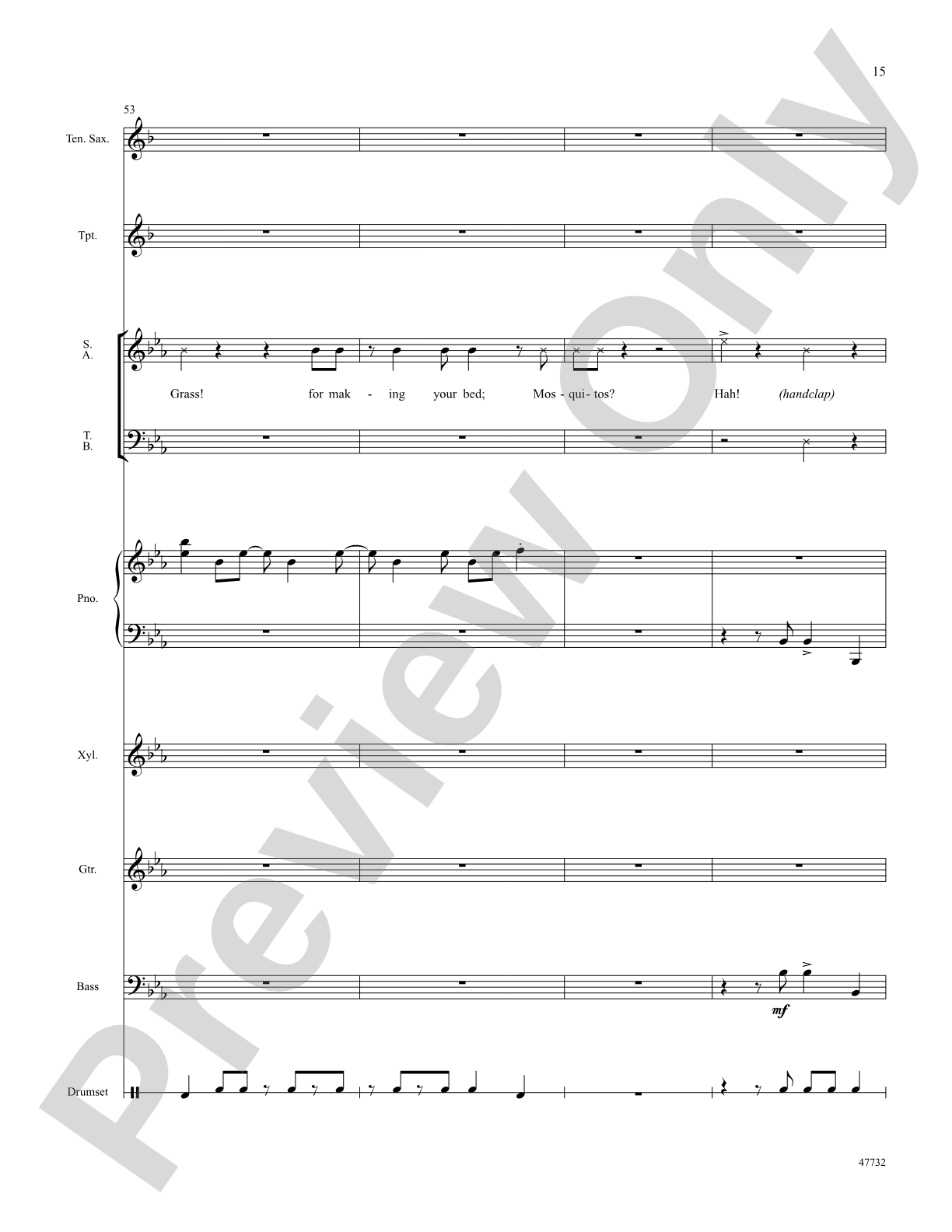 Mama Will Provide: Choral SoundPax